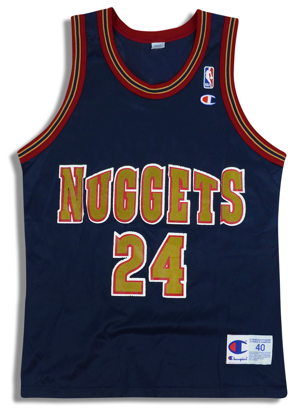 1995-97 Denver Nuggets McDyess #24 Champion Jersey (Away) M
