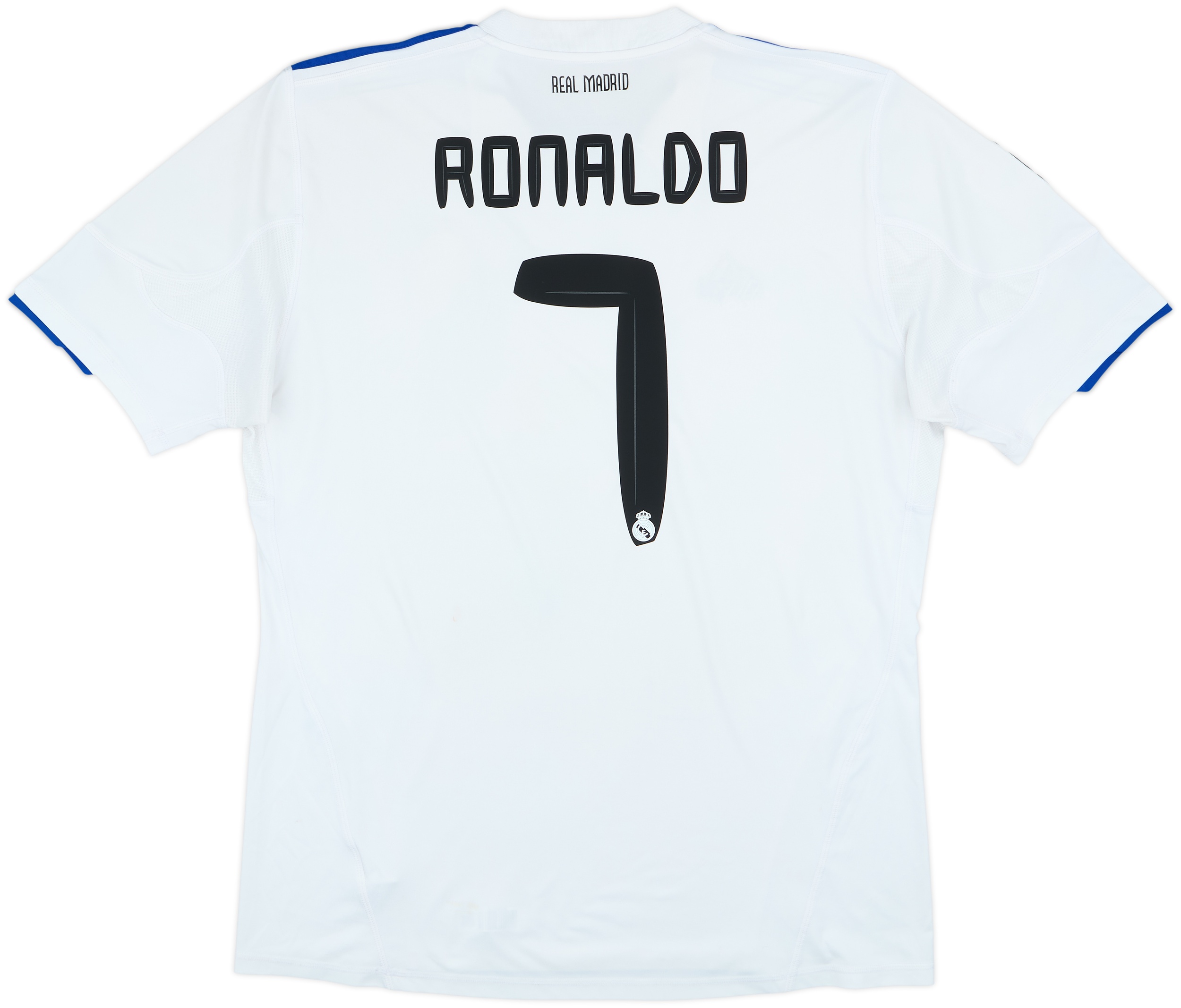 2010-11 Real Madrid Home Shirt Ronaldo #7 - 6/10 - (XL)