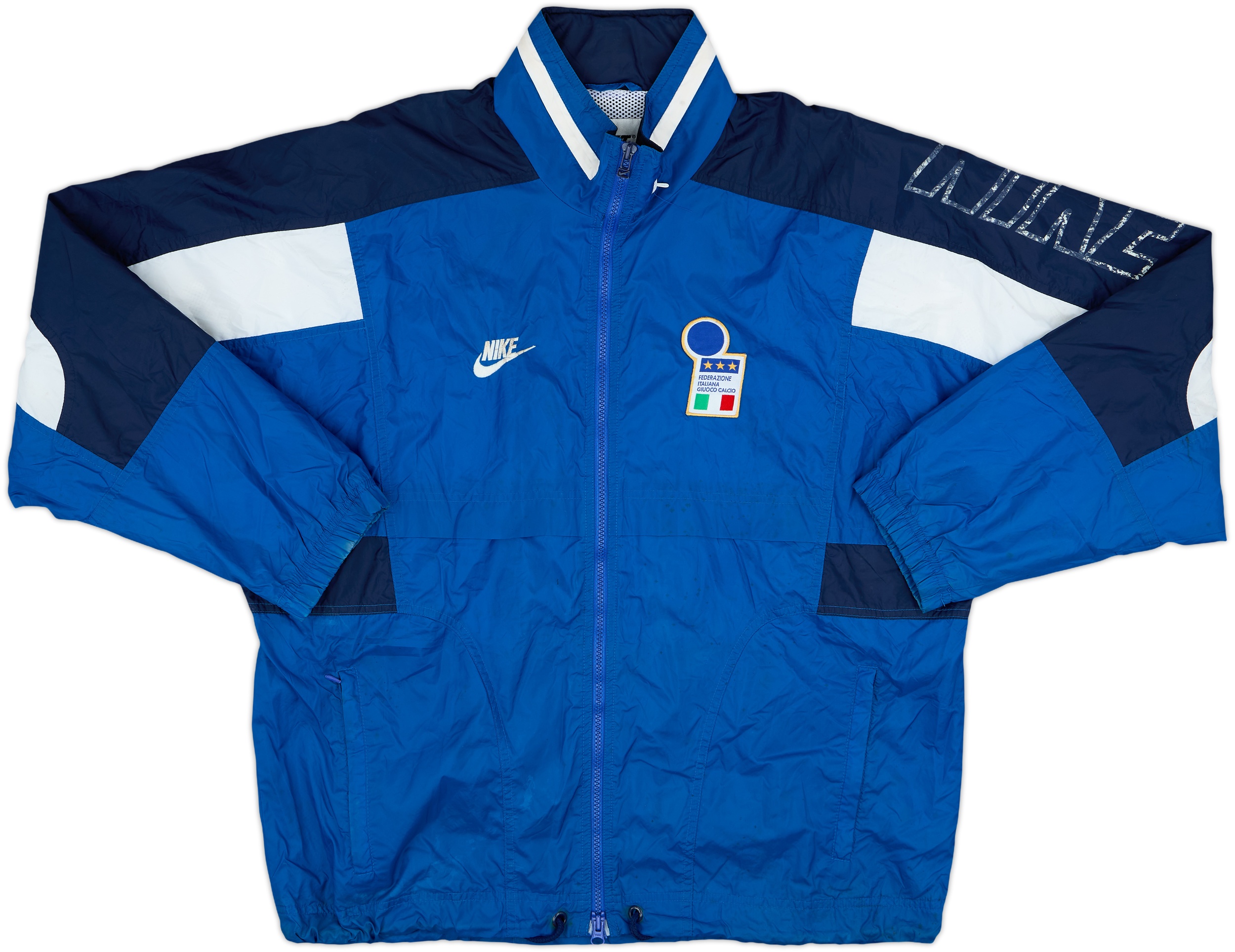 1996 Italy Nike Hooded Rain Jacket - 5/10 - (L)