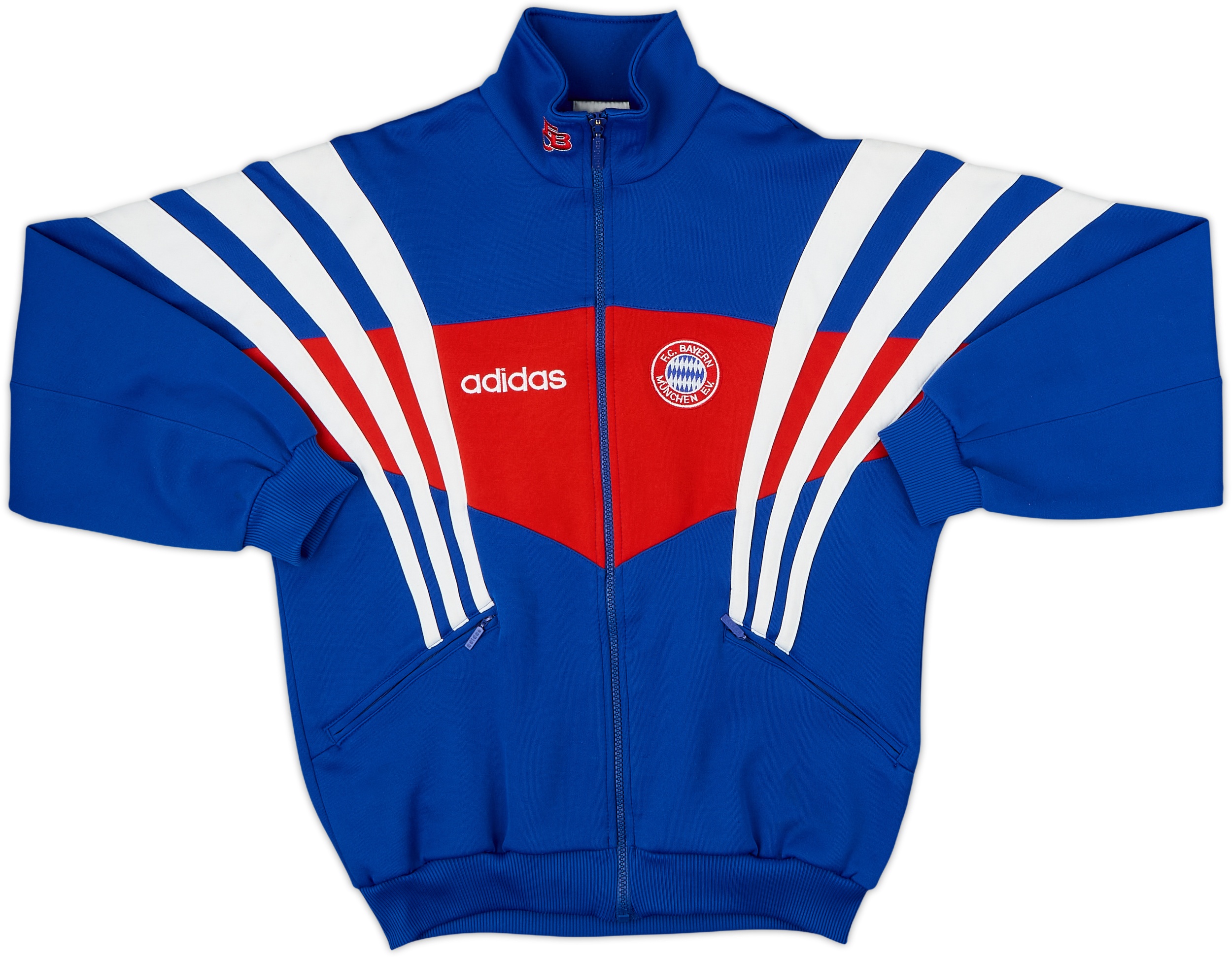 1995-97 Bayern Munich adidas Track Jacket - 8/10 - (M.Boys)