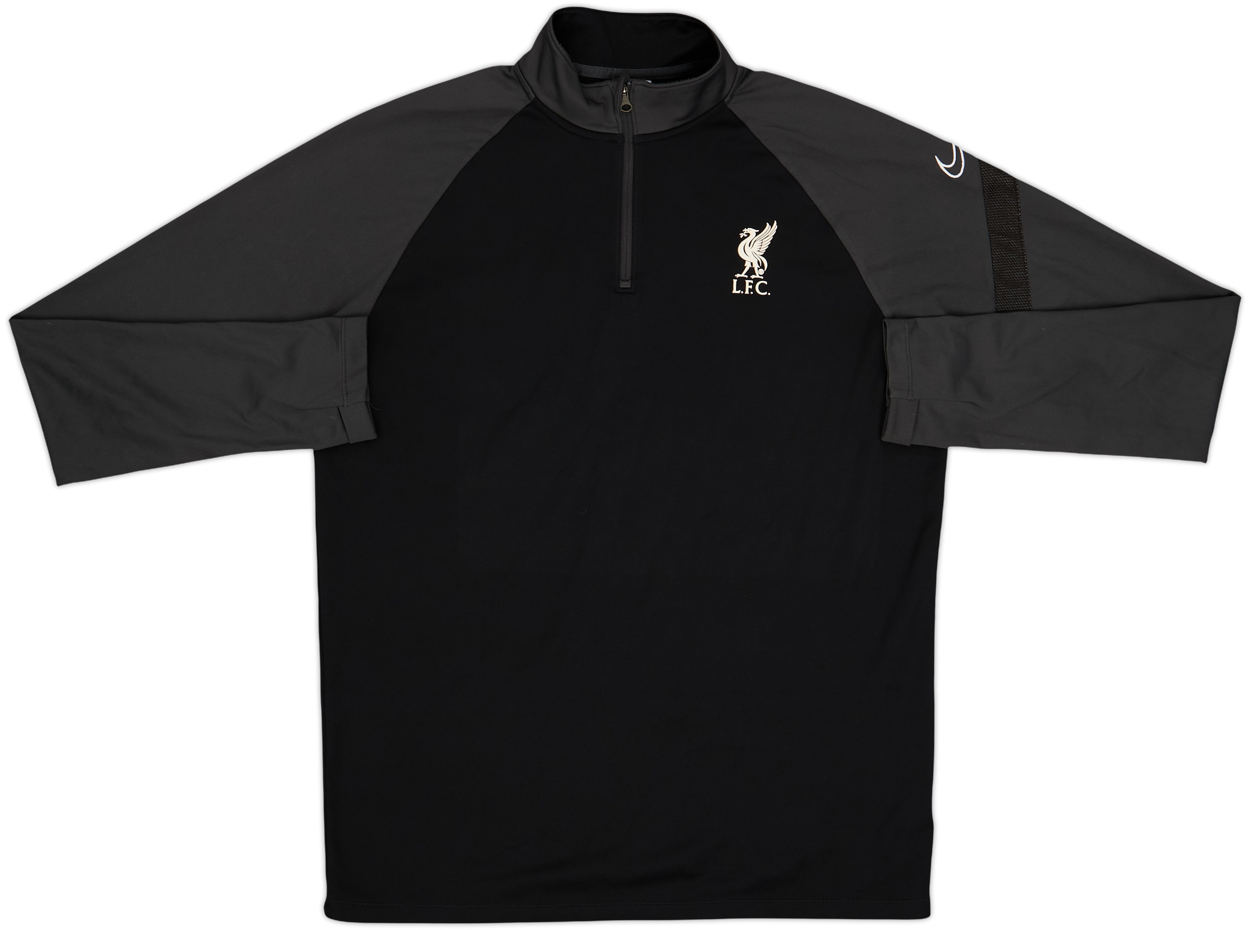 2021-22 Liverpool Nike 1/4 Zip Drill Top - 9/10 - (L)