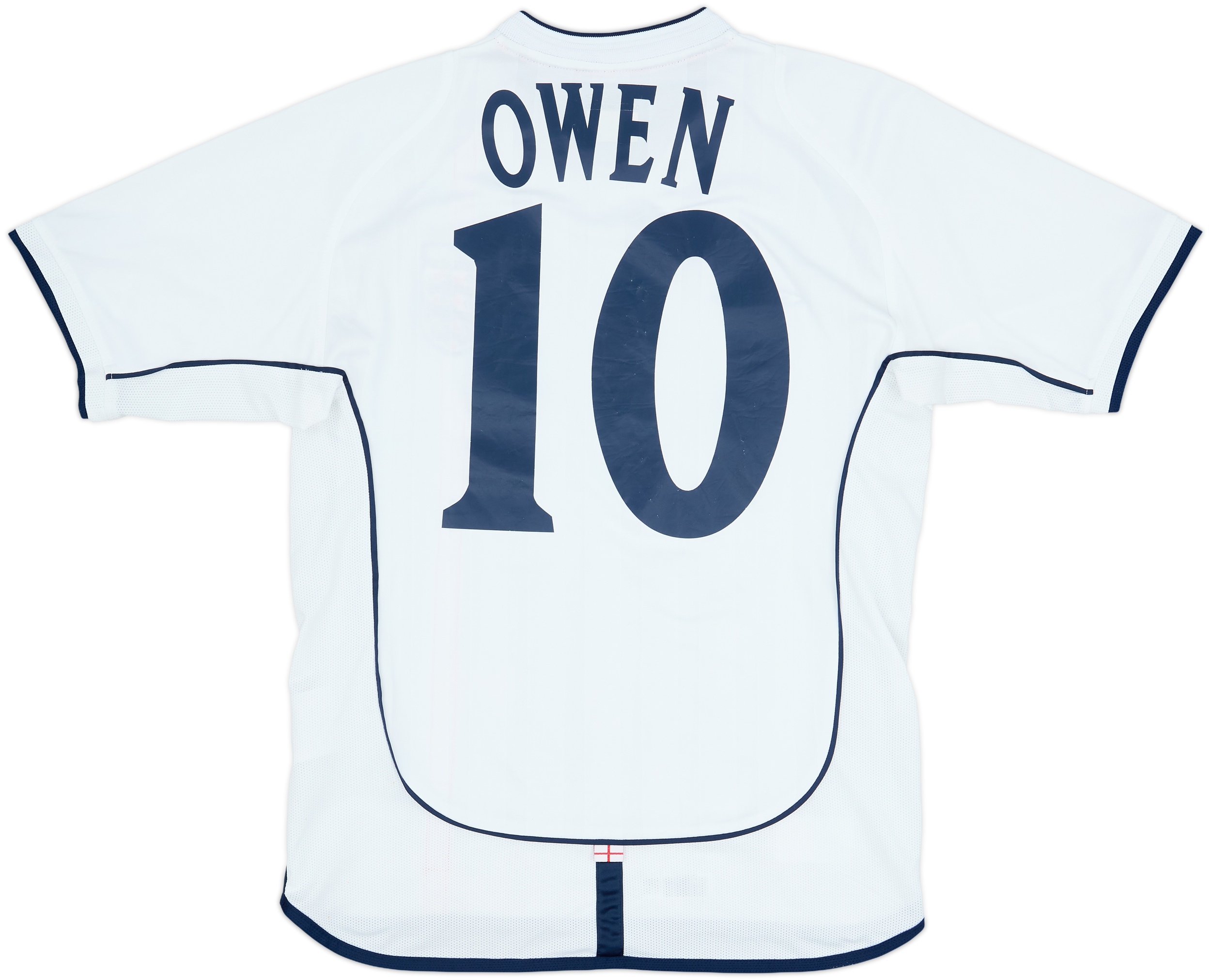 2001-03 England Home Shirt Owen #10 - 7/10 - (S)