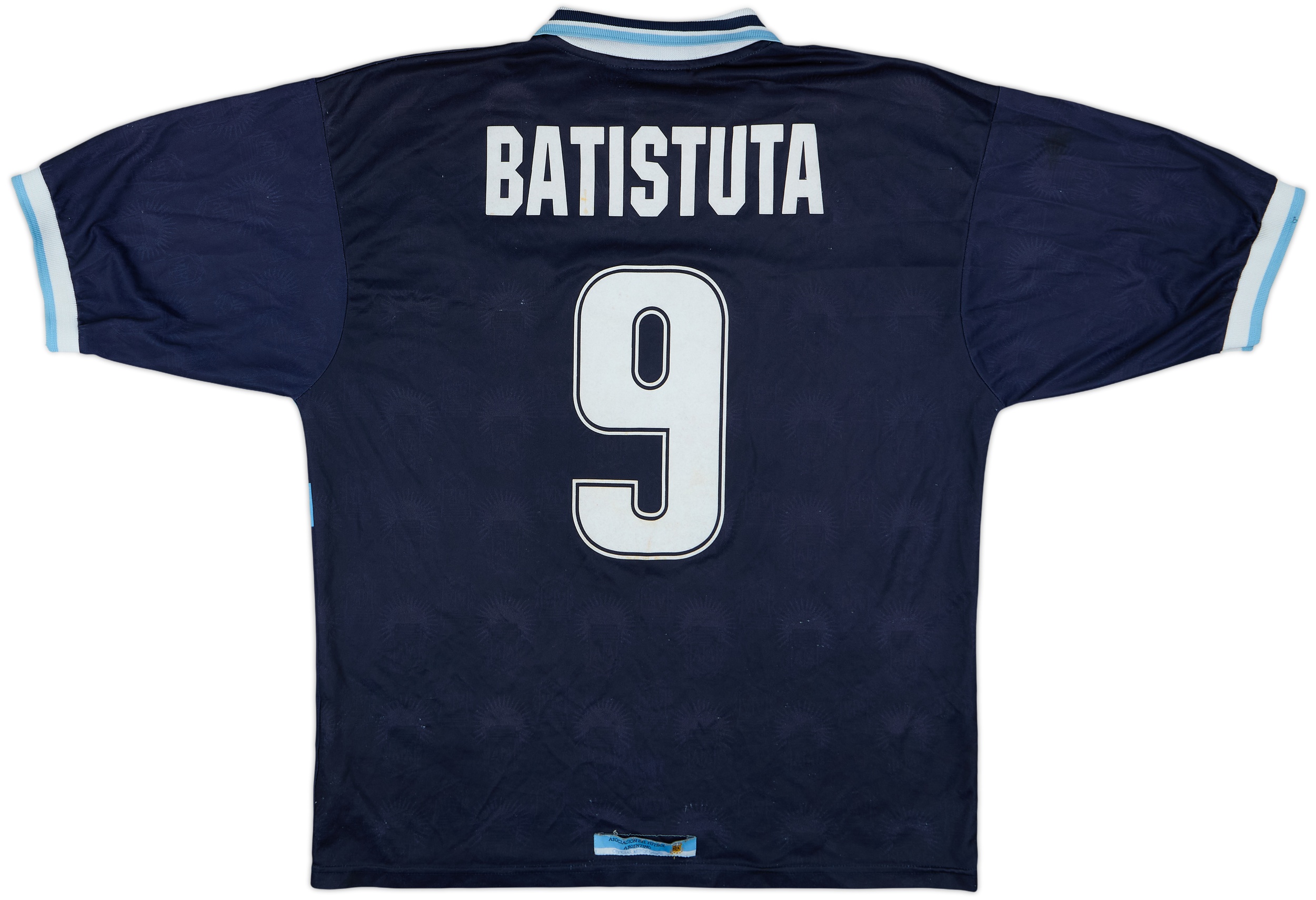 2000-01 Argentina Away Shirt Batistuta #9 - 6/10 - (L)
