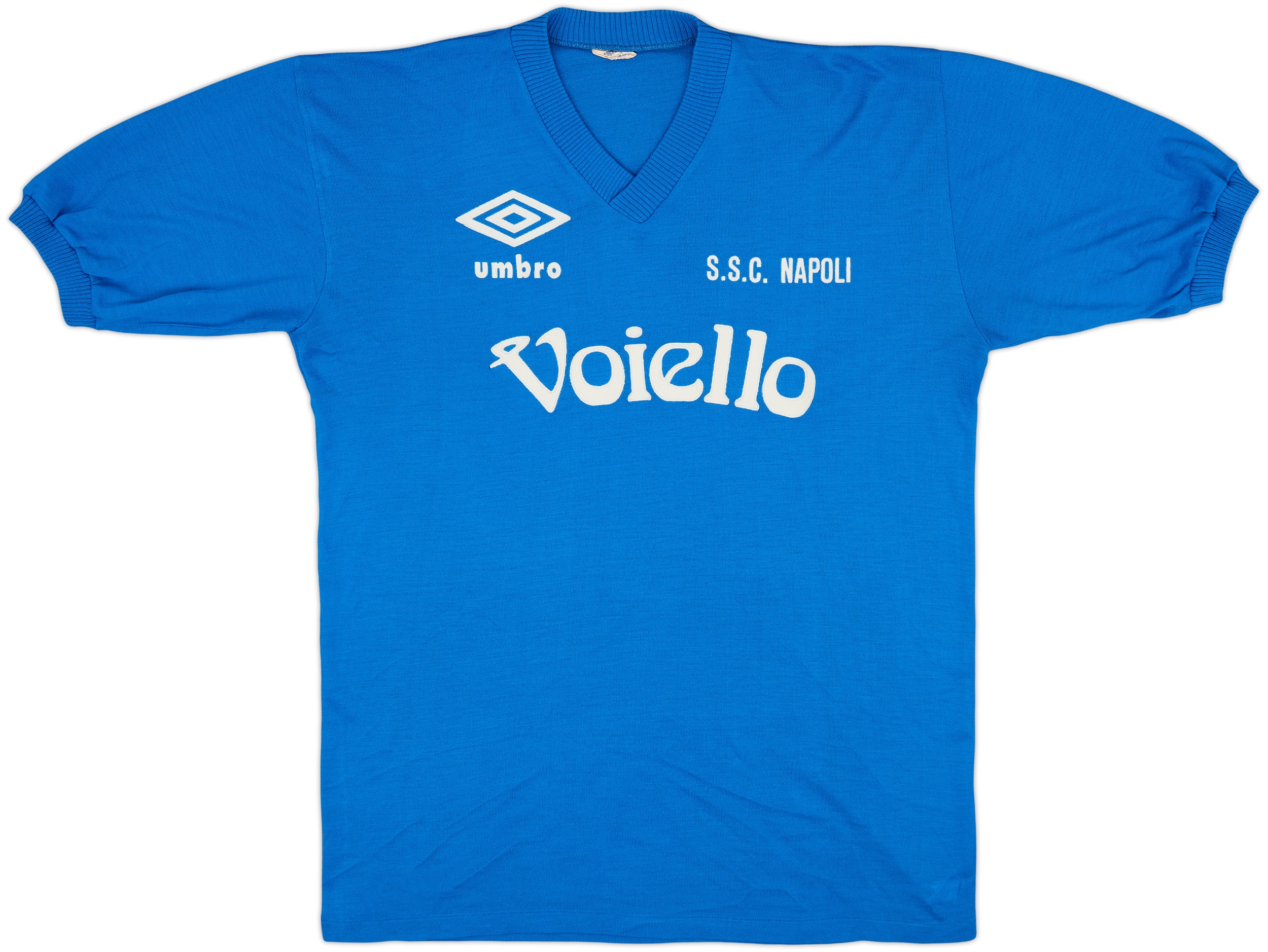1991-92 Napoli Umbro Cotton Training Shirt - 10/10 - (XL)