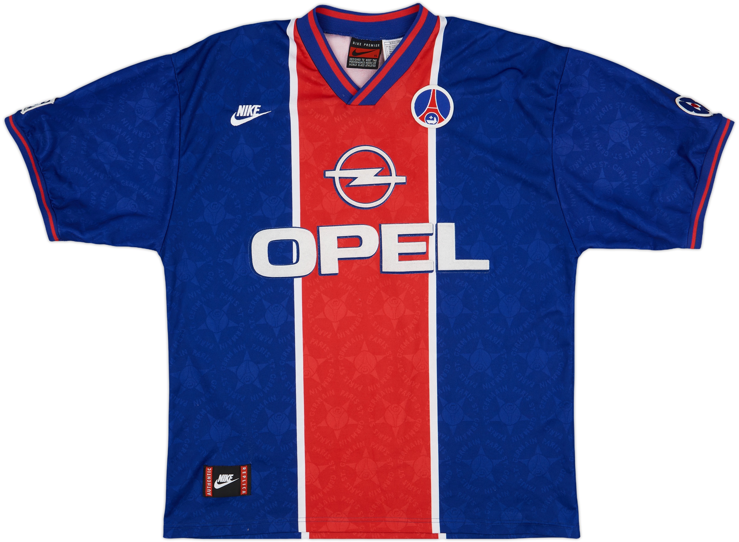 1996-97 Paris Saint-Germain Home Shirt - 9/10 - (XL)