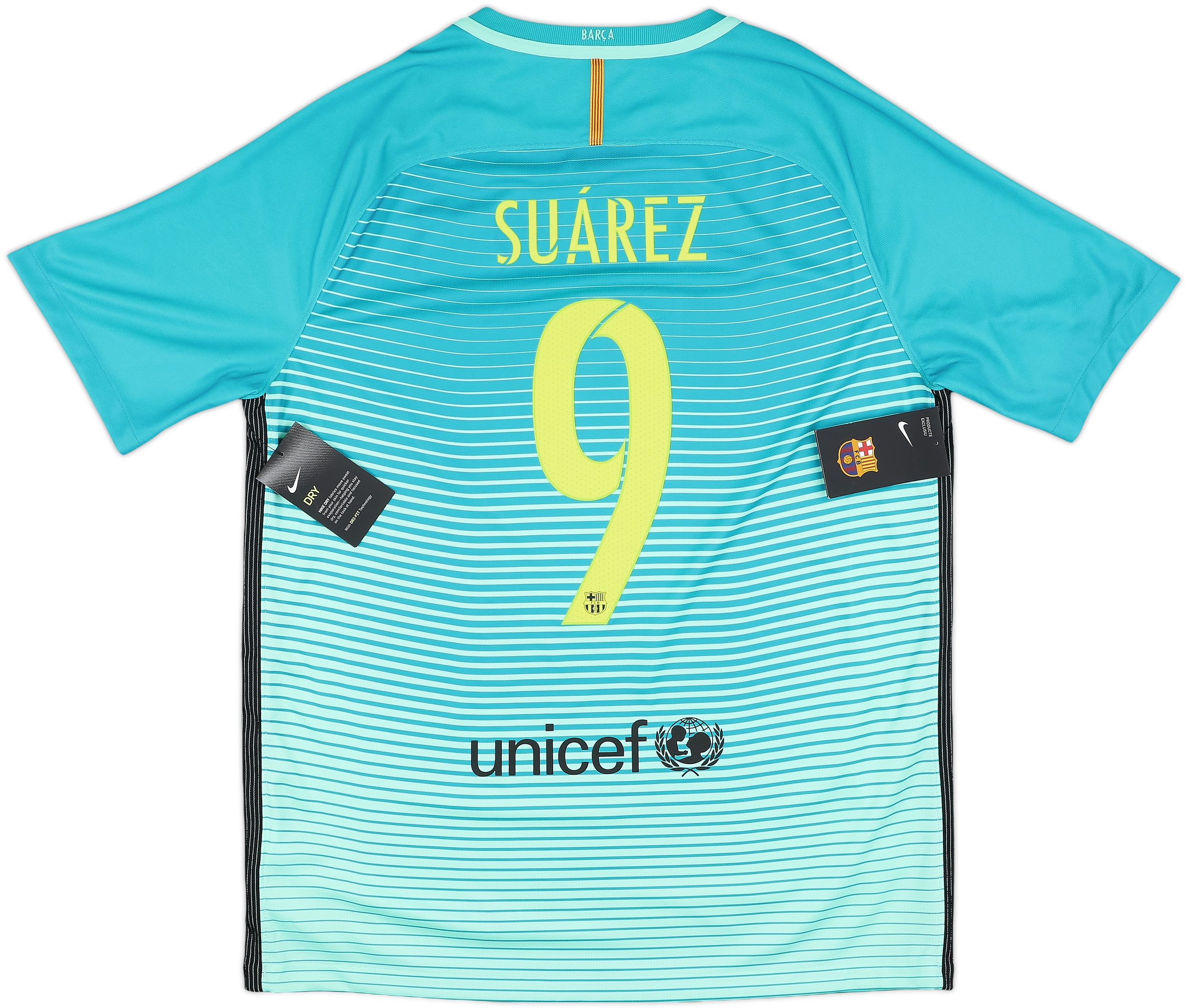 Suarez #9 Barcelona Medium 2019/20 Home Football Shirt