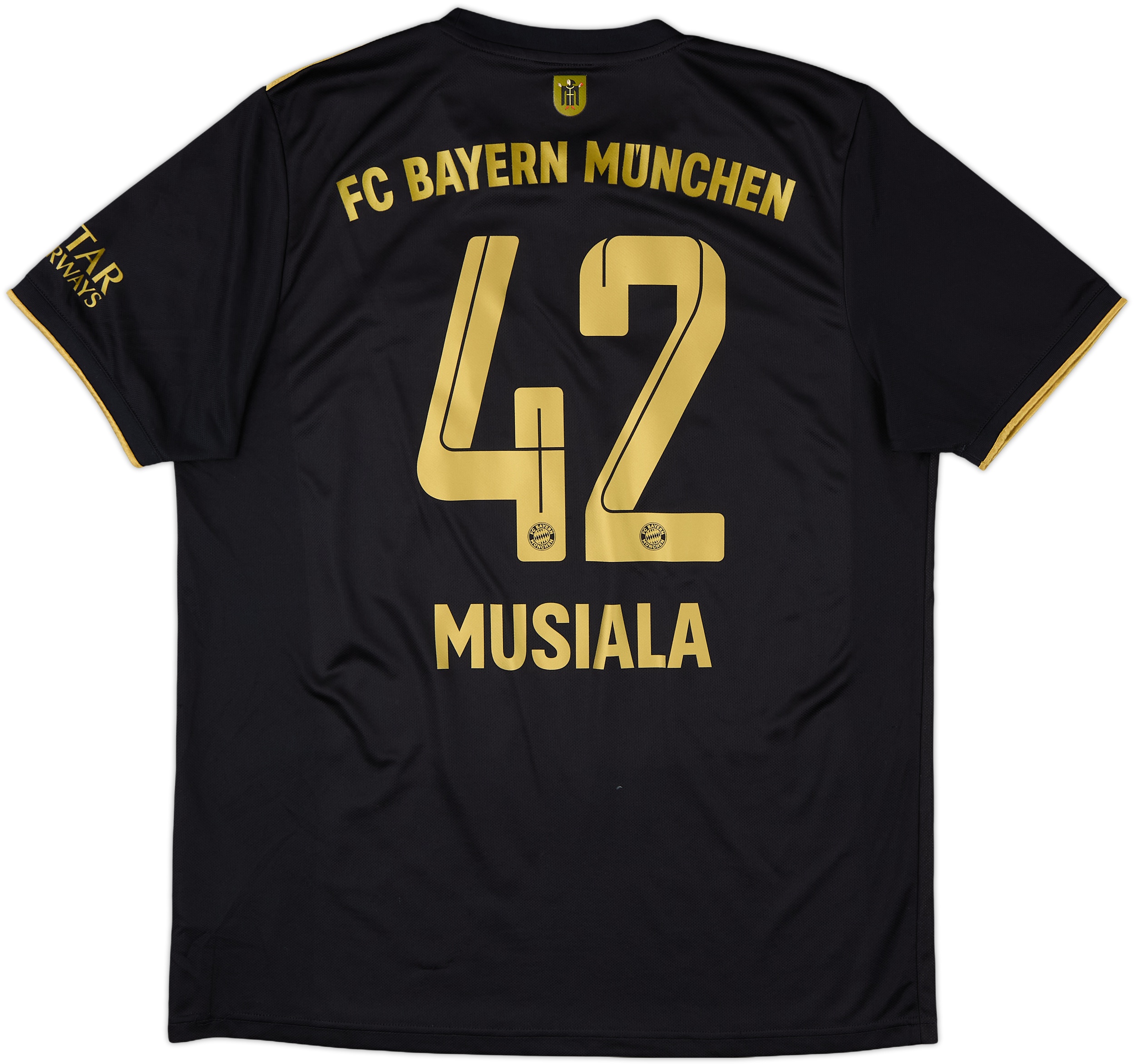 2021-22 Bayern Munich Away Shirt Musiala #42 - 8/10 - (L)
