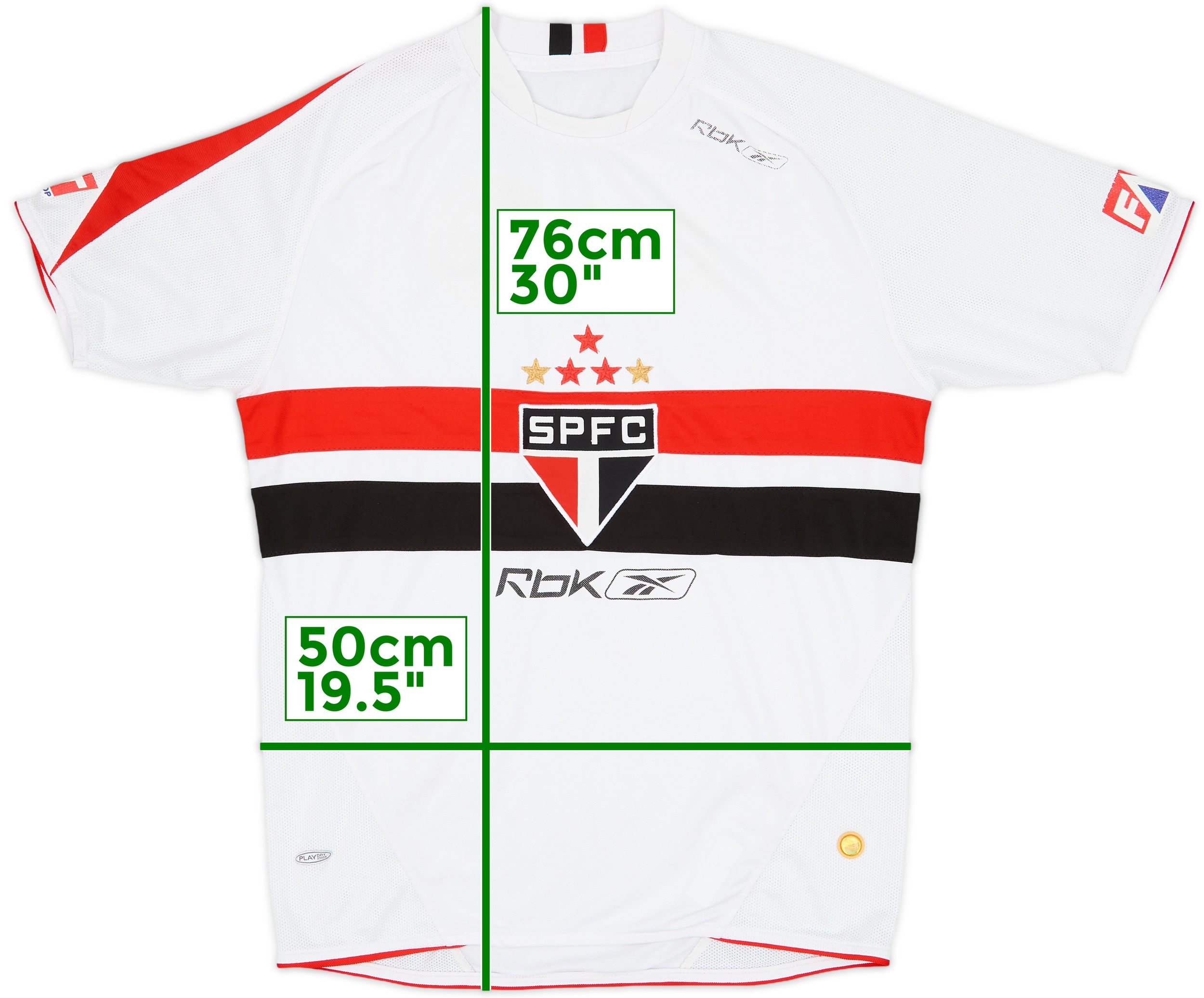 2006-07 Sao Paulo Home Shirt #9 - 4/10 - (M)