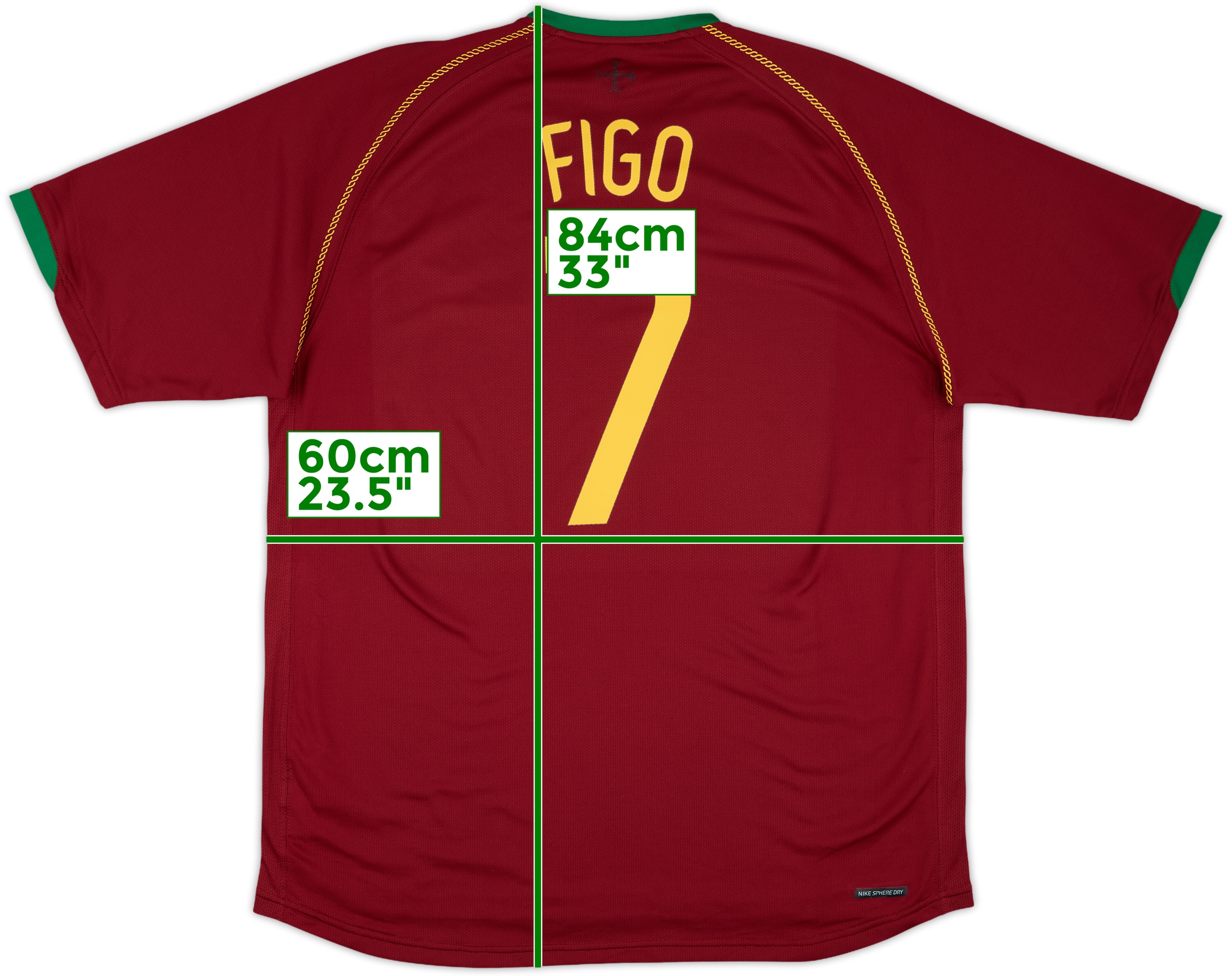 ウェア PORTUGAL - 2004 (Home) 2004-06 Portugal Home Shirt C.Ronaldo #7 - 3/10 - (XL.Boys)