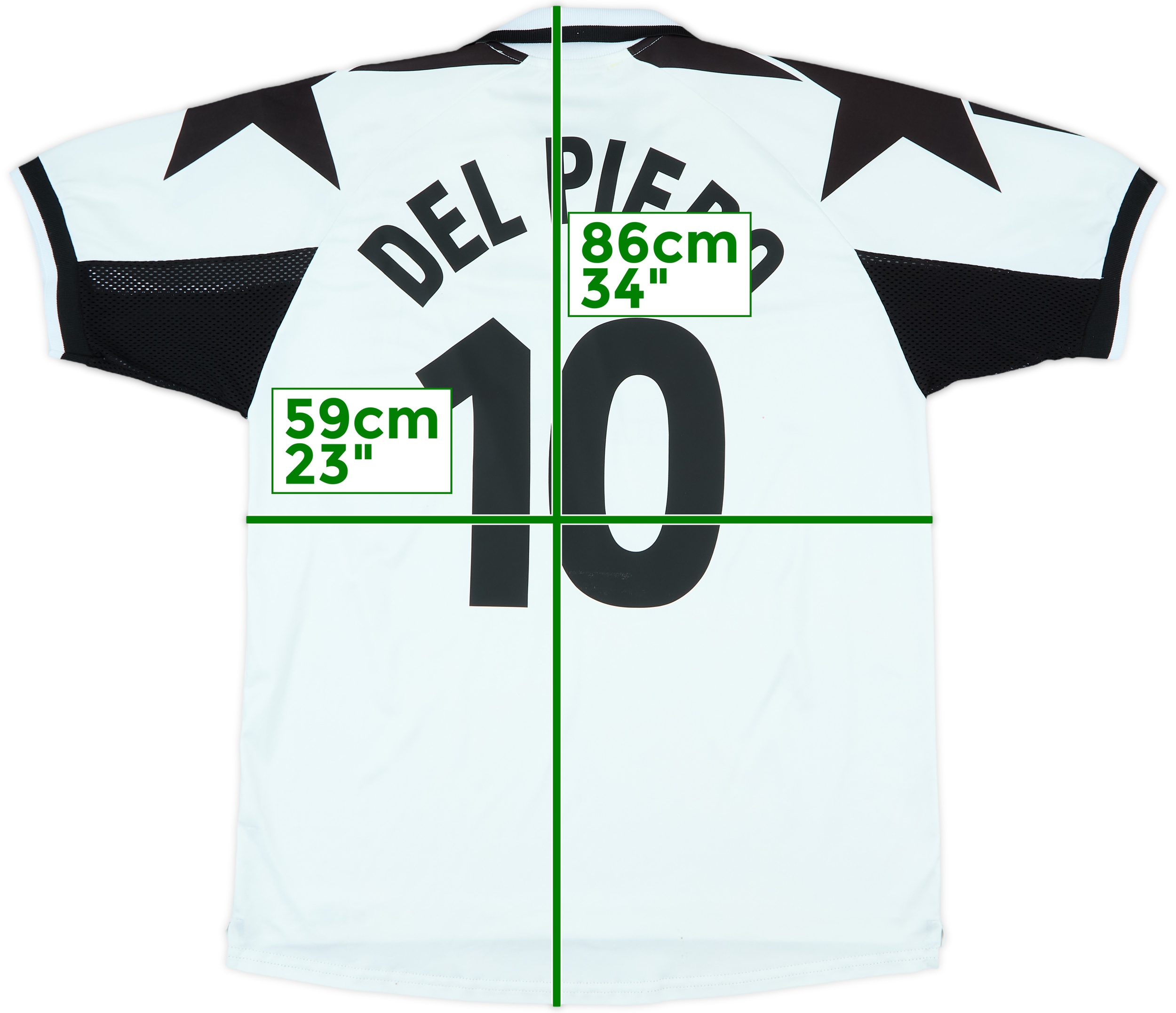 1999-00 Juventus Third Shirt Del Piero #10 - 8/10 - (S)
