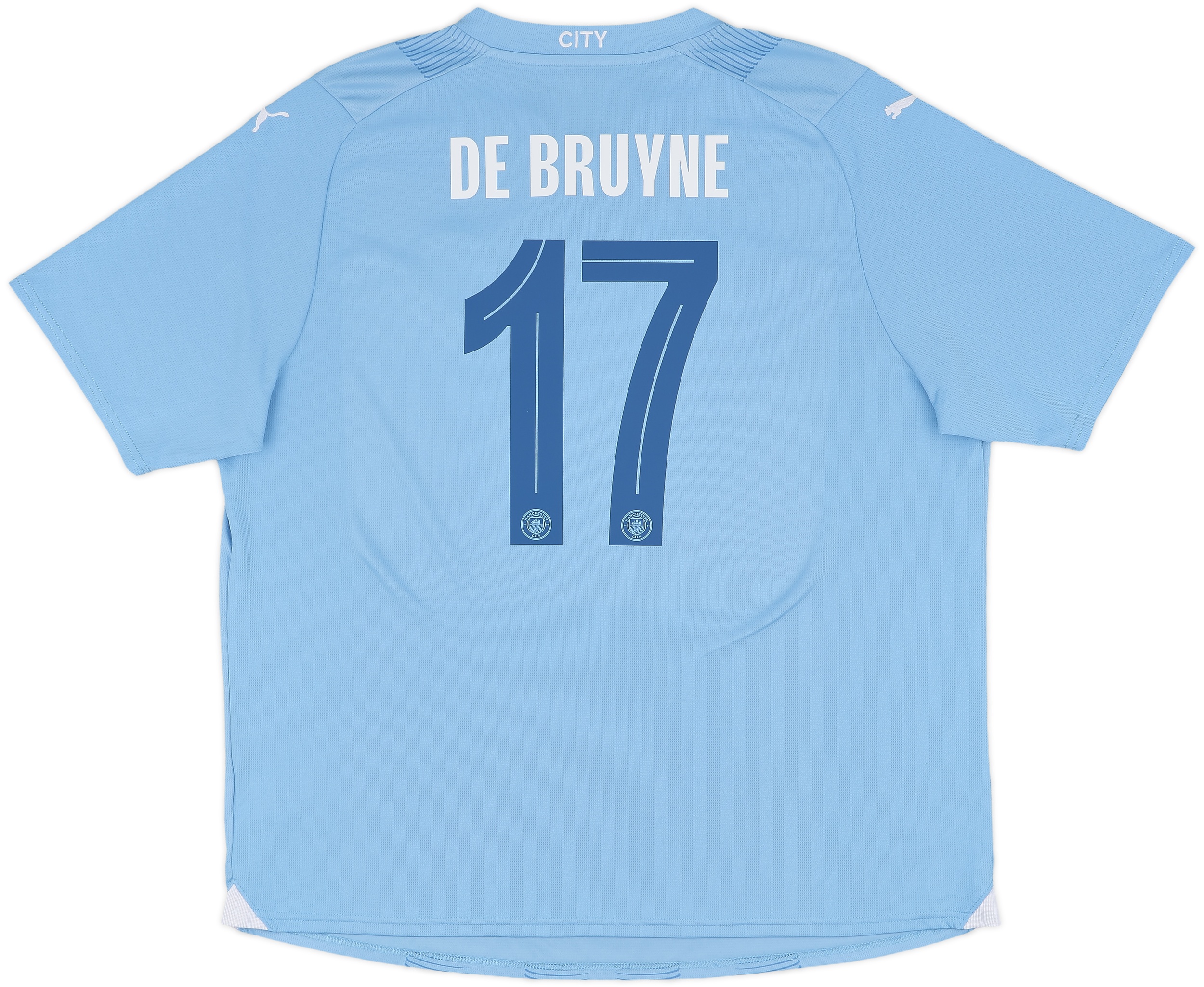 2022-23 Manchester City Home Shirt De Bruyne #17 - 9/10 - (M)