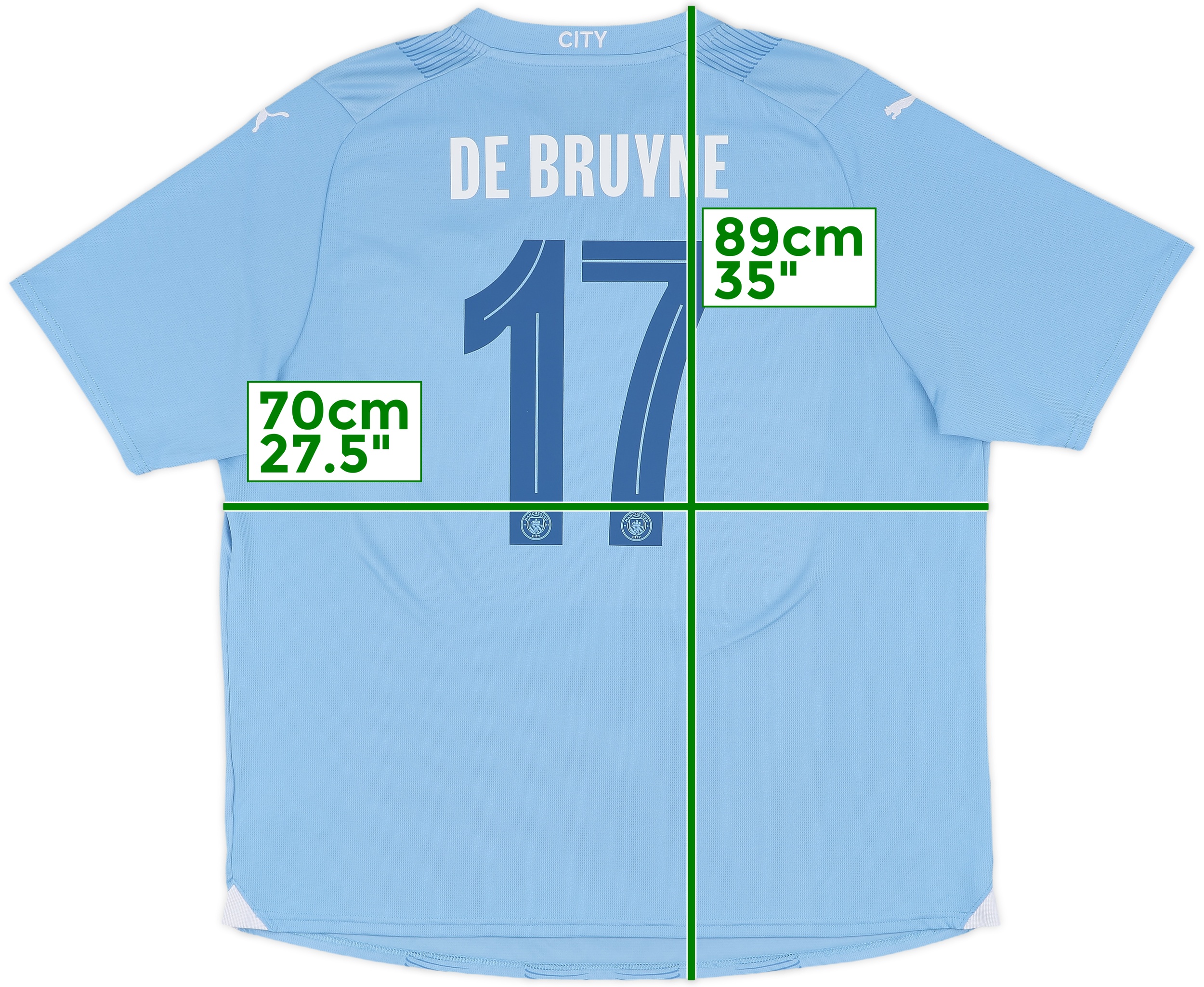 マンチェスター・シティ DE BRUYNE シャツ 17番