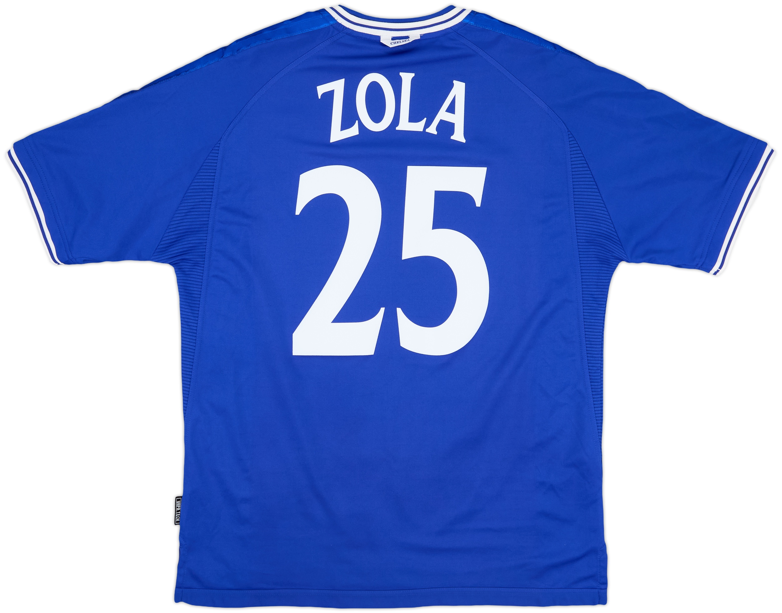 1999/01 Zola #25 Chelsea Vintage Umbro Home Football Shirt