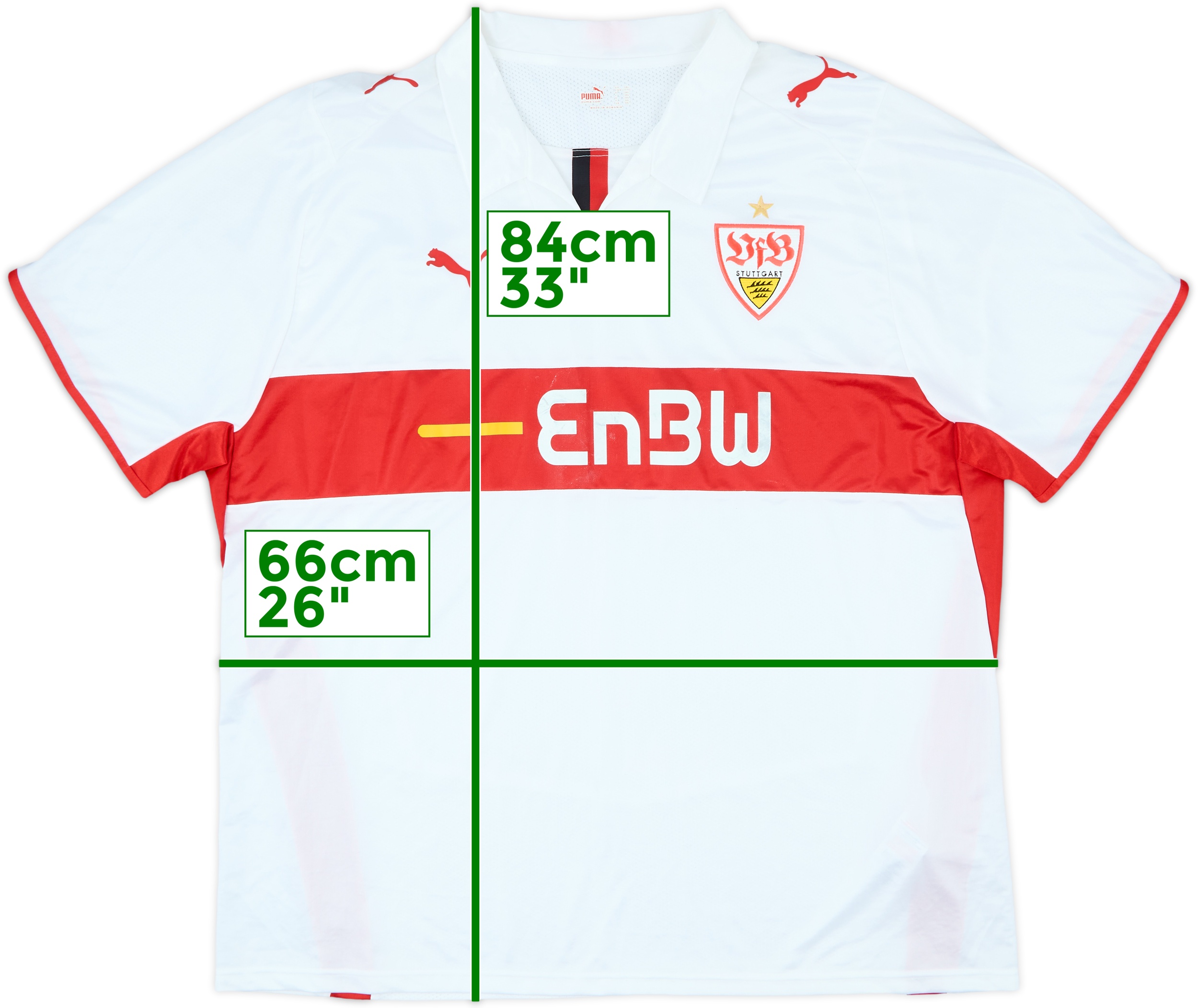 VfBシュトゥットガルト 2011-12 Puma ホーム半袖 ユニフォーム