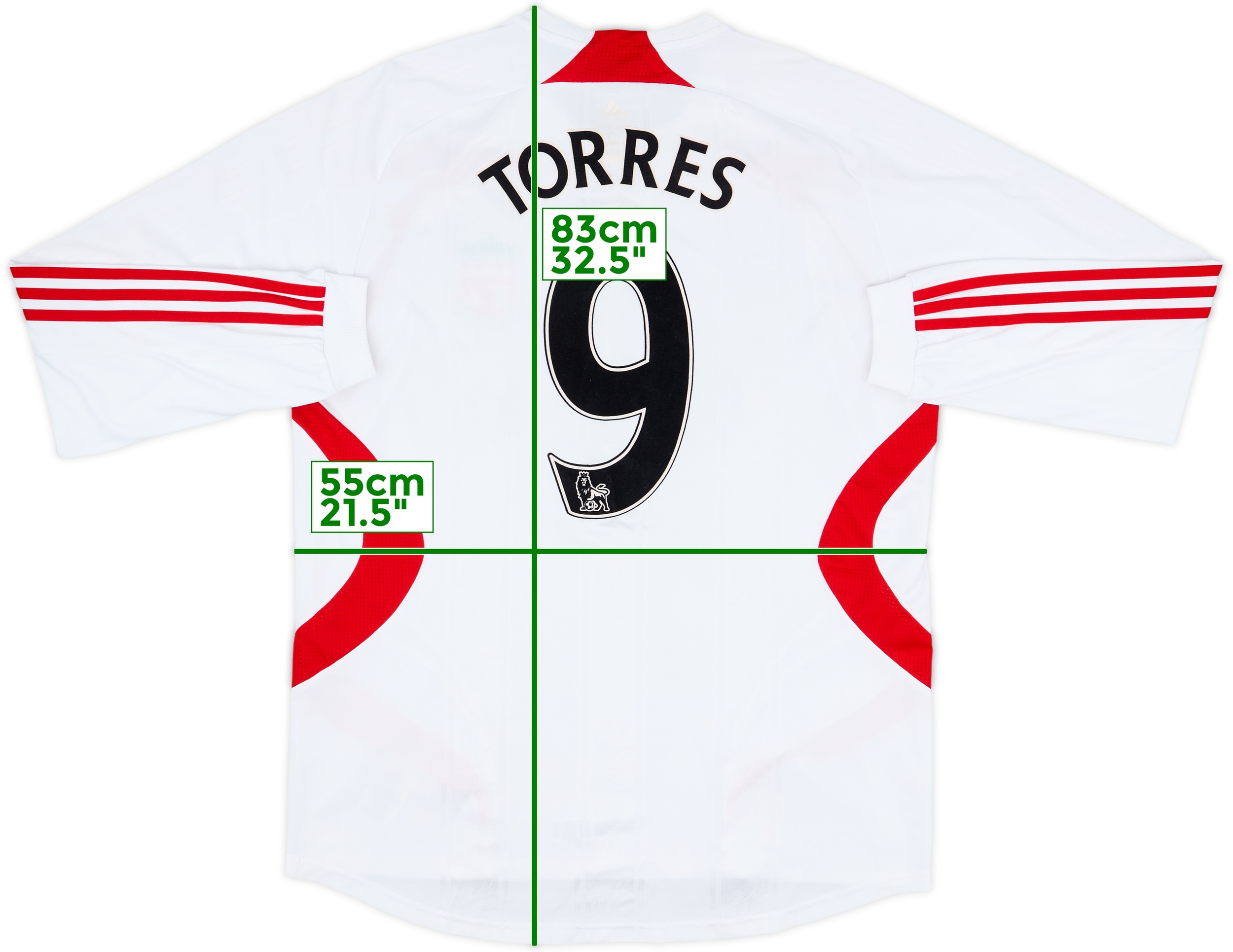 ウェア 09-10 Liverpool AWAY No.9 TORRES 2009-10 Liverpool Away L/S Shirt Torres #9 - 5/10 - (L)