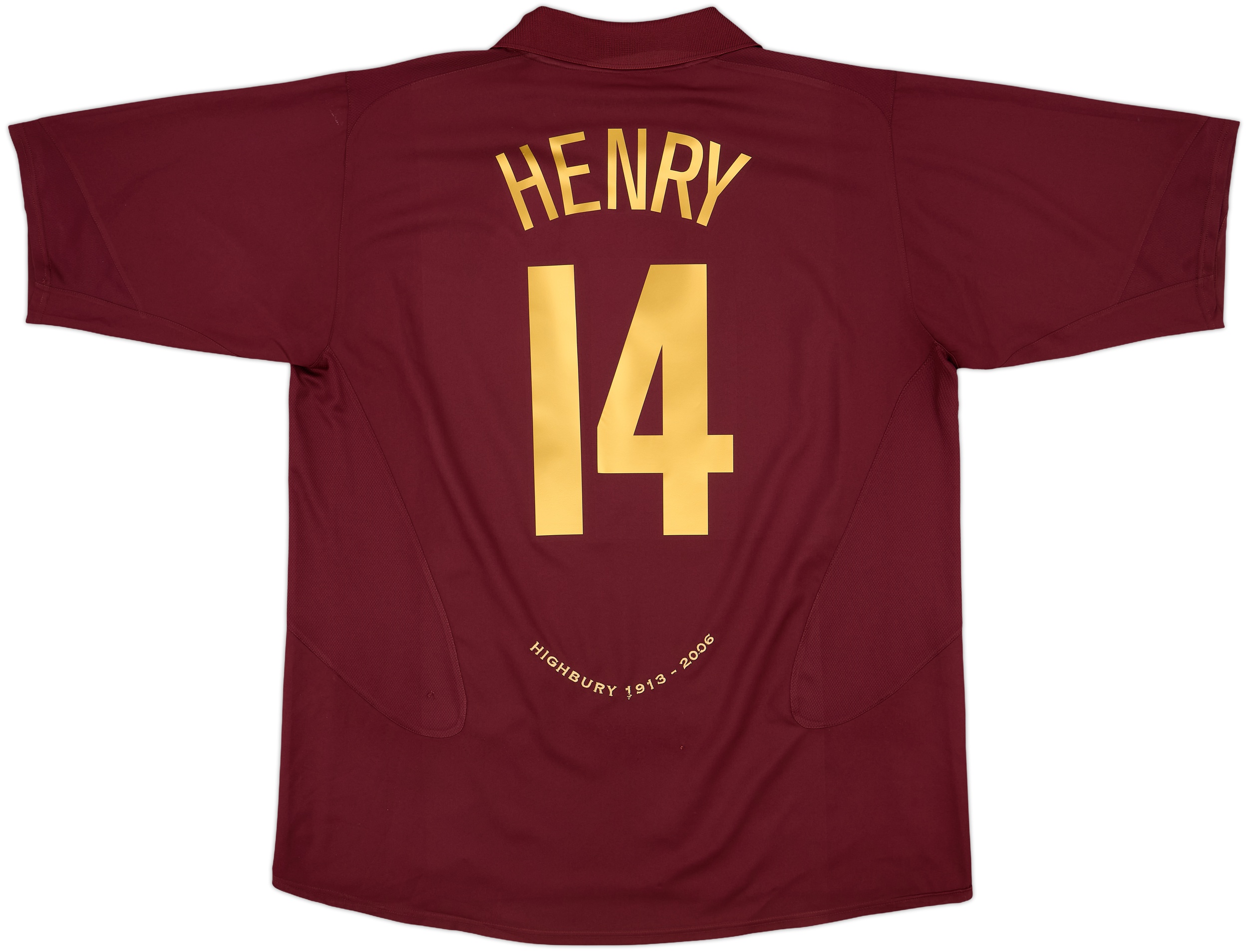 2005-06 Arsenal Home Shirt Henry #14 - 6/10 - (XXL)