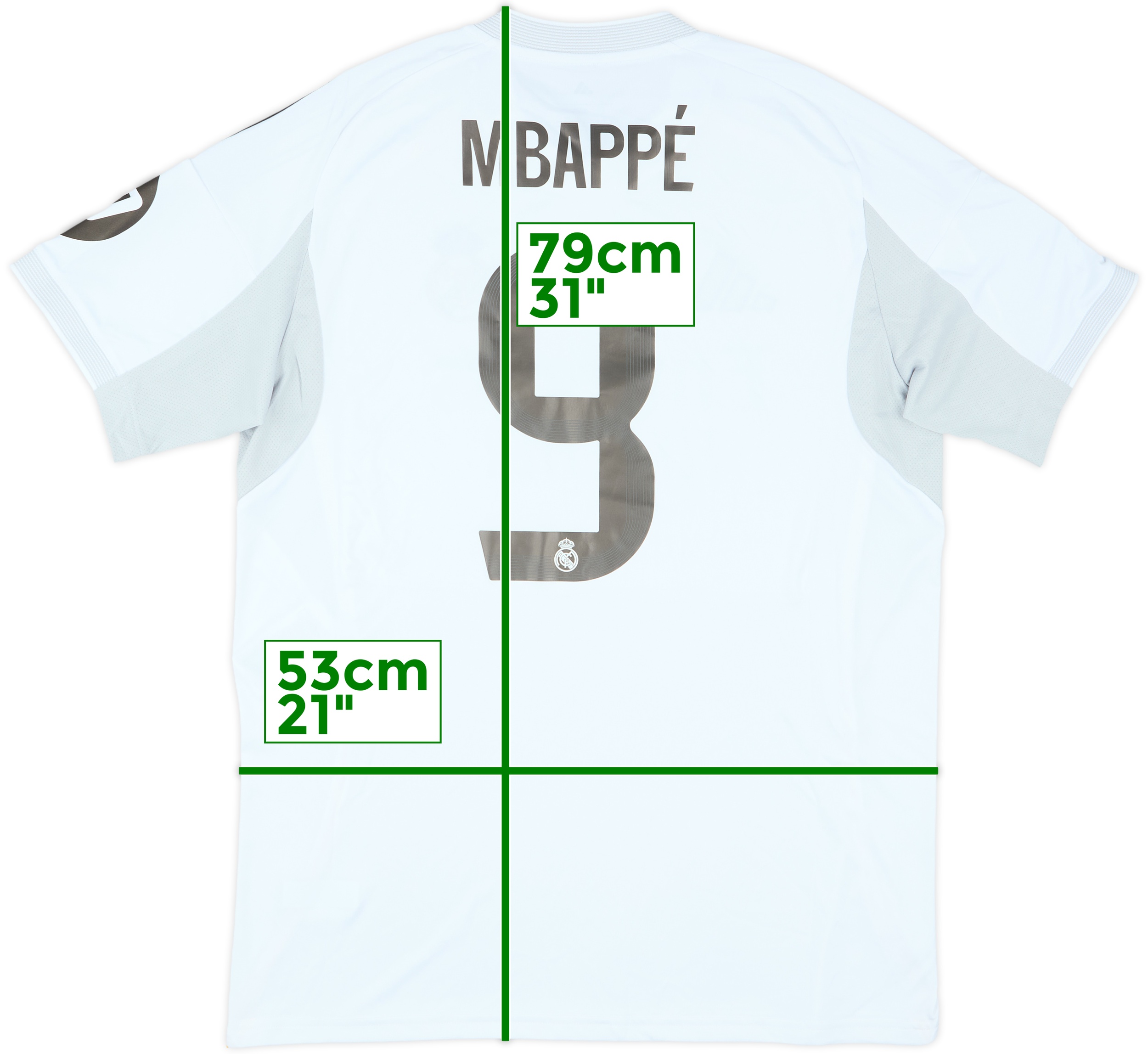 2025 Real Madrid CWC Home Shirt Mbappe #9 - 9/10 - (L)