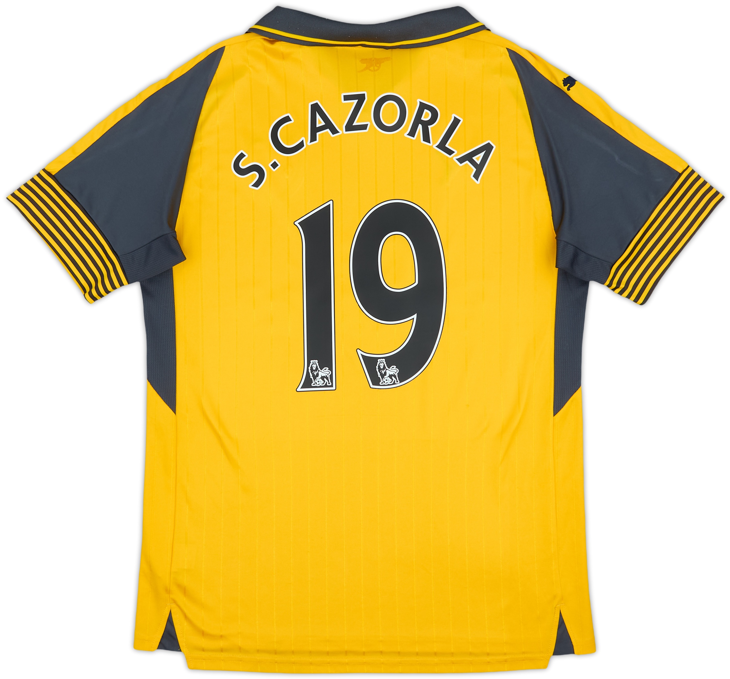 アーセナル カソルラ Arsenal Cazorla スペイン代表 ユニフォーム 2016-17 Arsenal Away Shirt S.Cazorla #19 - 5/10 - (L)