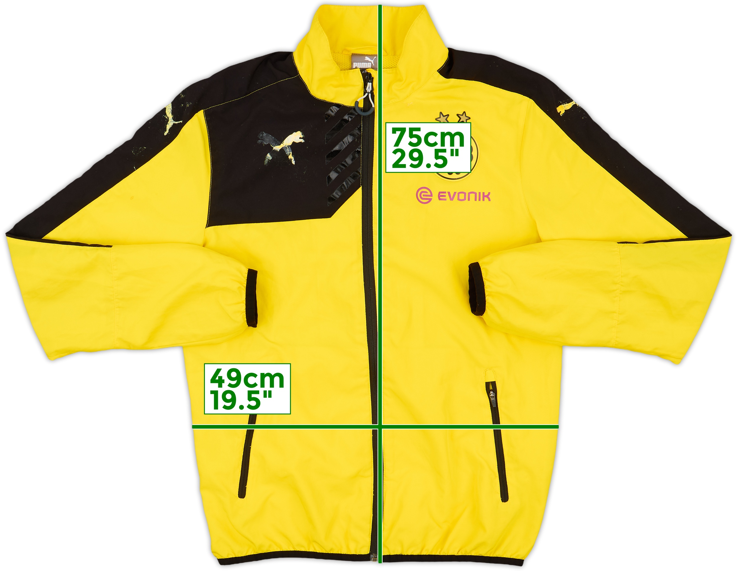 2015-16 Borussia Dortmund Puma Track Jacket - 3/10 - (M)
