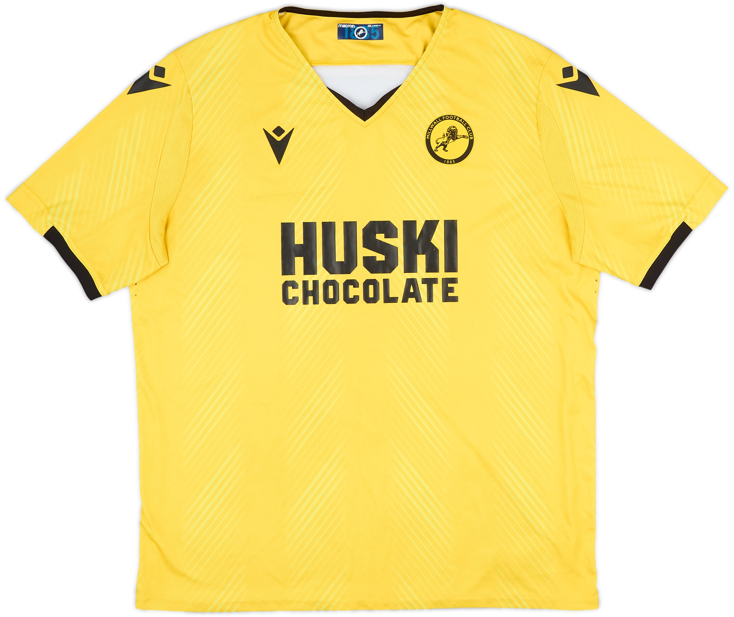 Captain Morgan Millwall Yellow Kit 2019-20 Millwall Away Shirt