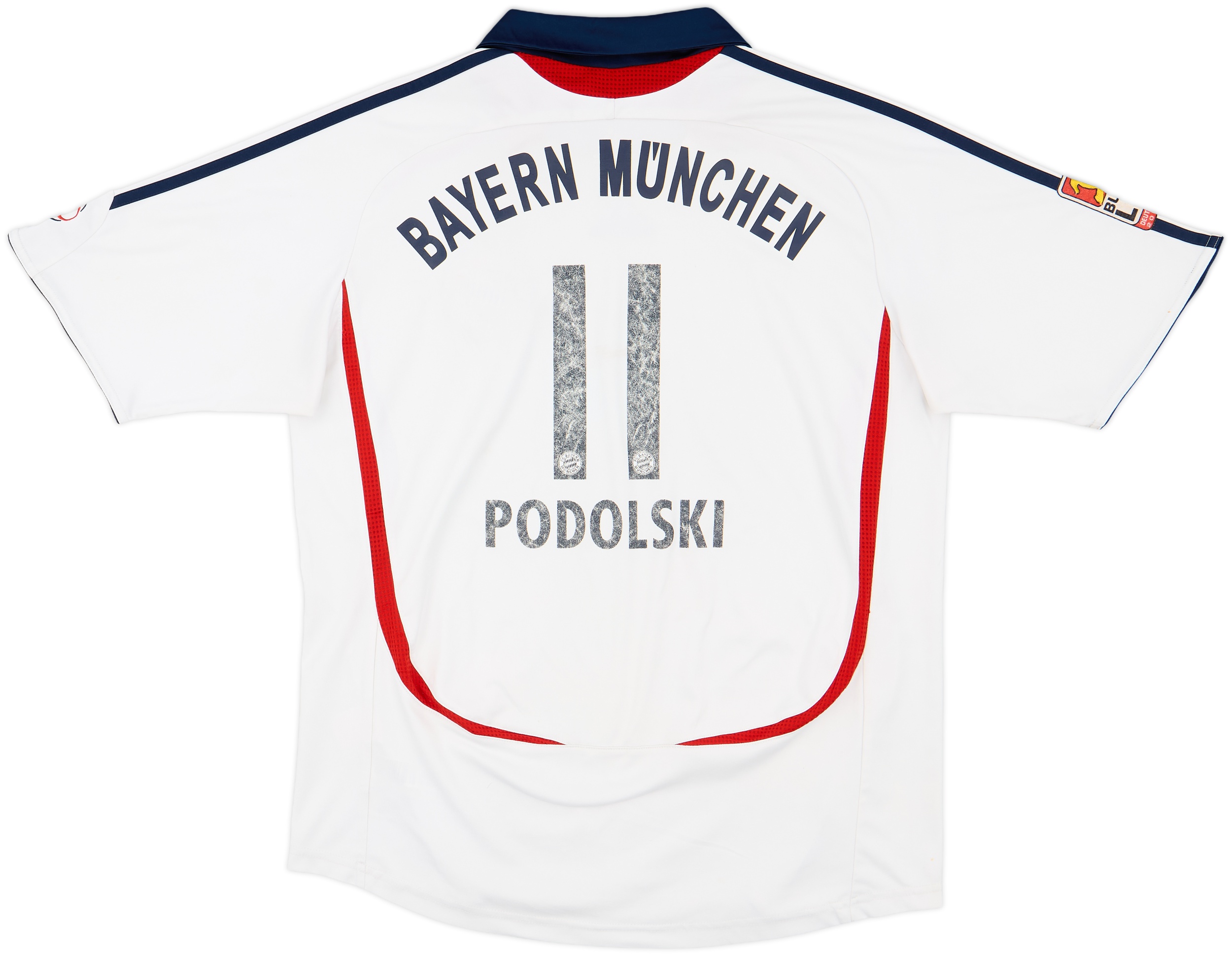 2006-07 Bayern Munich Away Shirt Podolski #11 - 5/10 - (XL.Boys)
