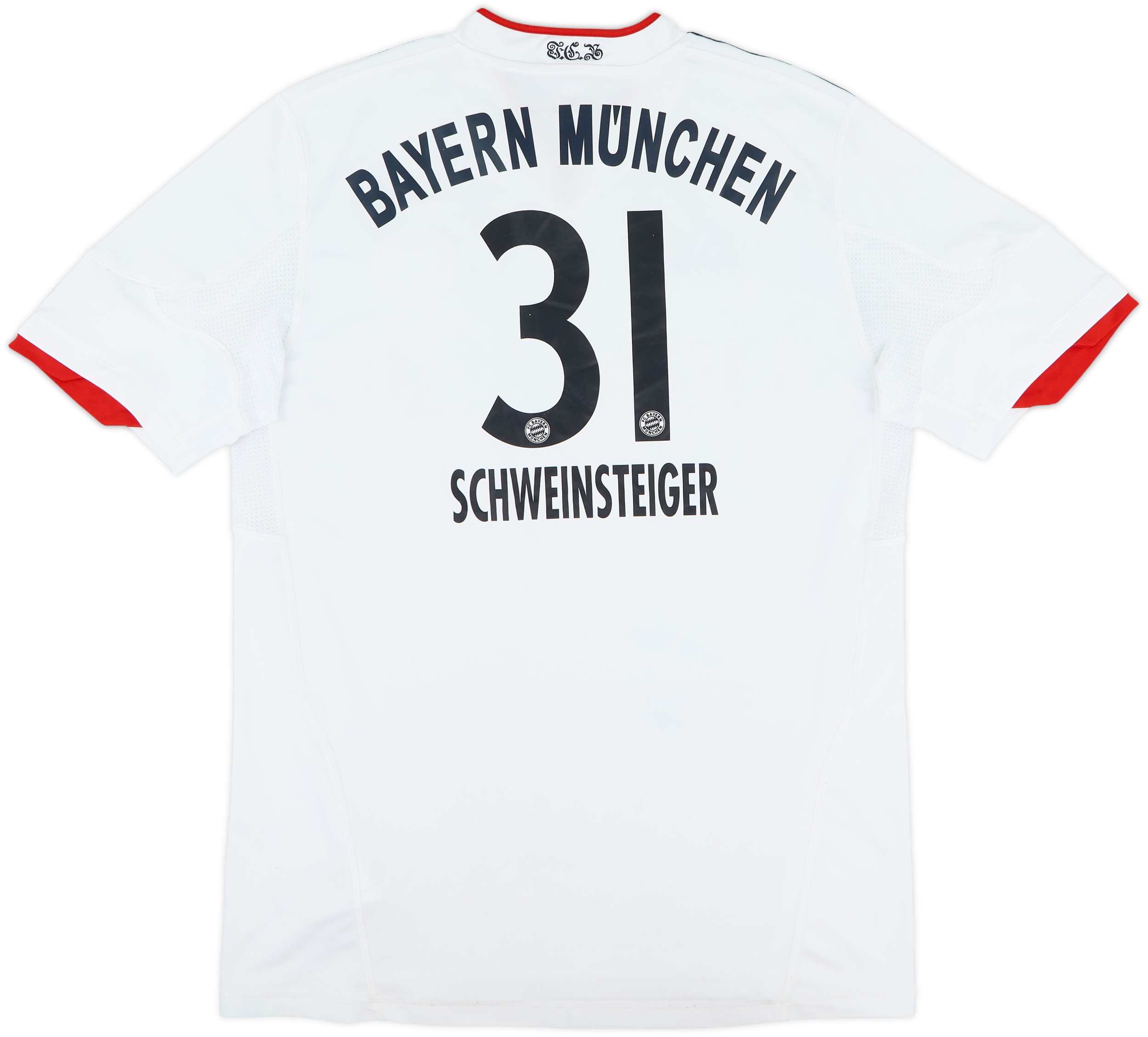 2010-11 Bayern Munich Away Shirt Schweinsteiger #31 - 4/10