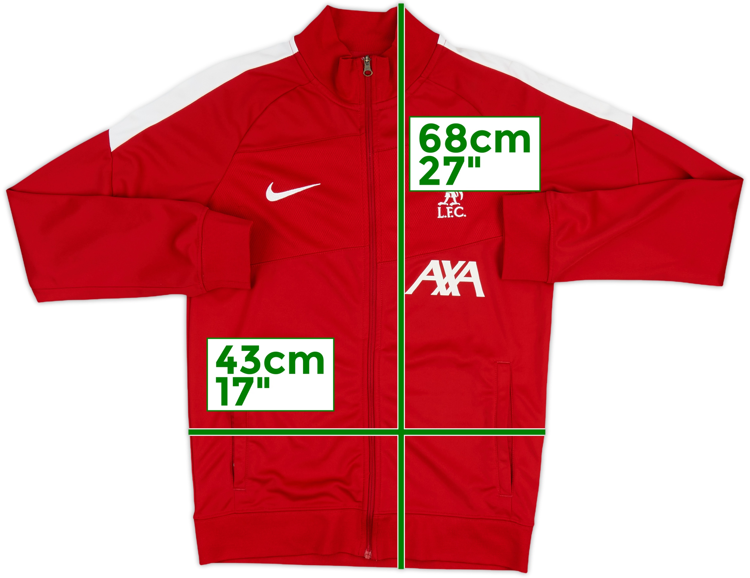 2021-22 Liverpool Nike Track Jacket - 6/10 - (L.Boys)