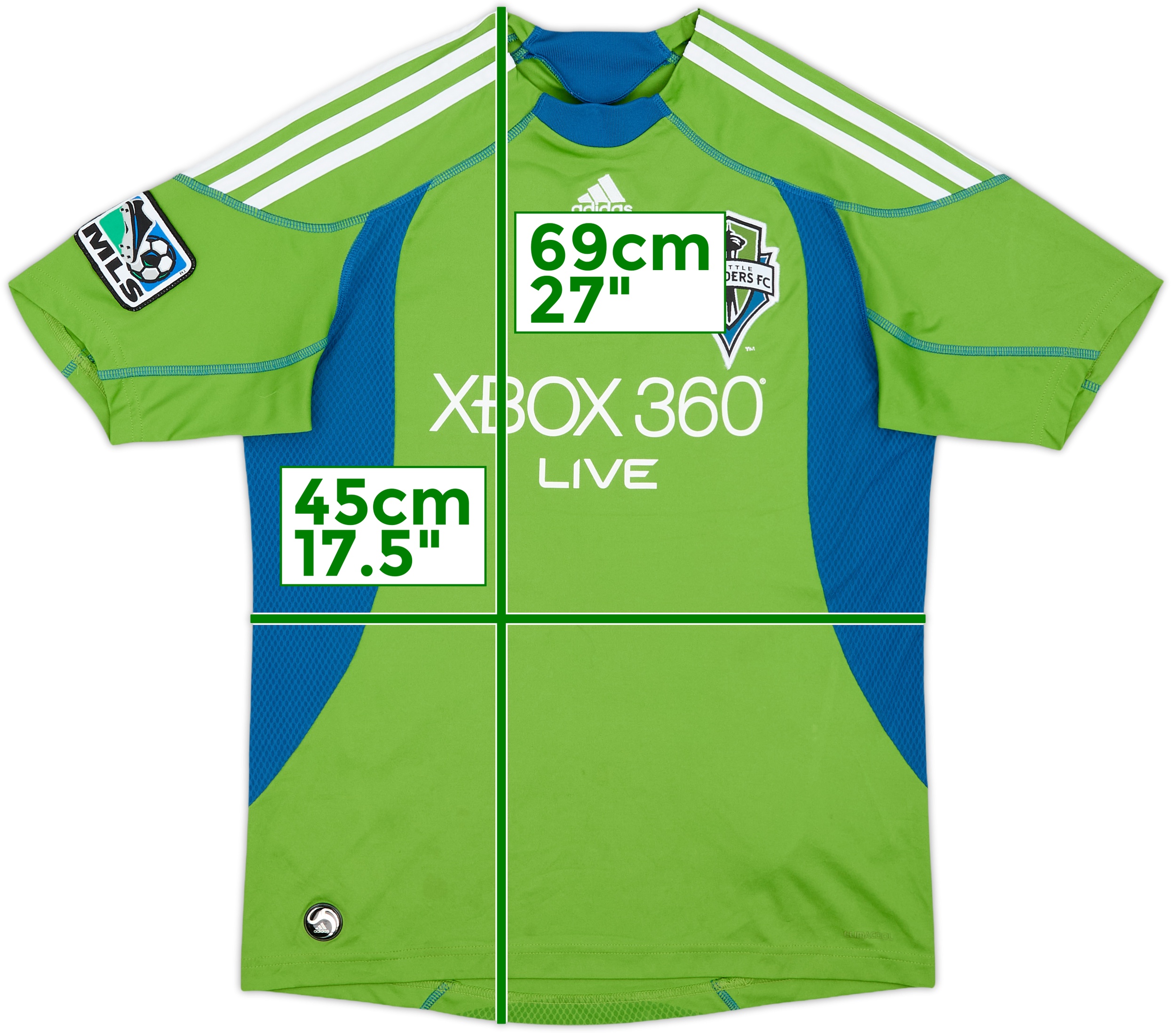 【激レア】Seattle Sounders ユニフォーム 【Lサイズ】 2009-10 Seattle Sounders Signed Home Shirt - 6/10 - (L.Boys)