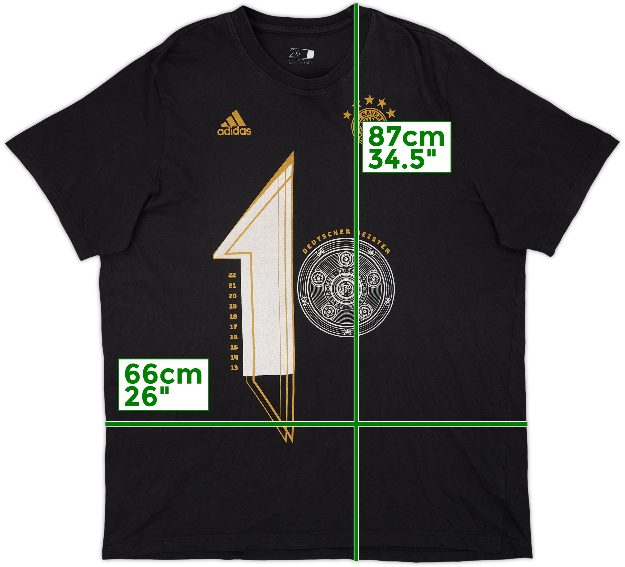 2021-22 Bayern Munich adidas Cotton Tee - 6/10 - (XXL)