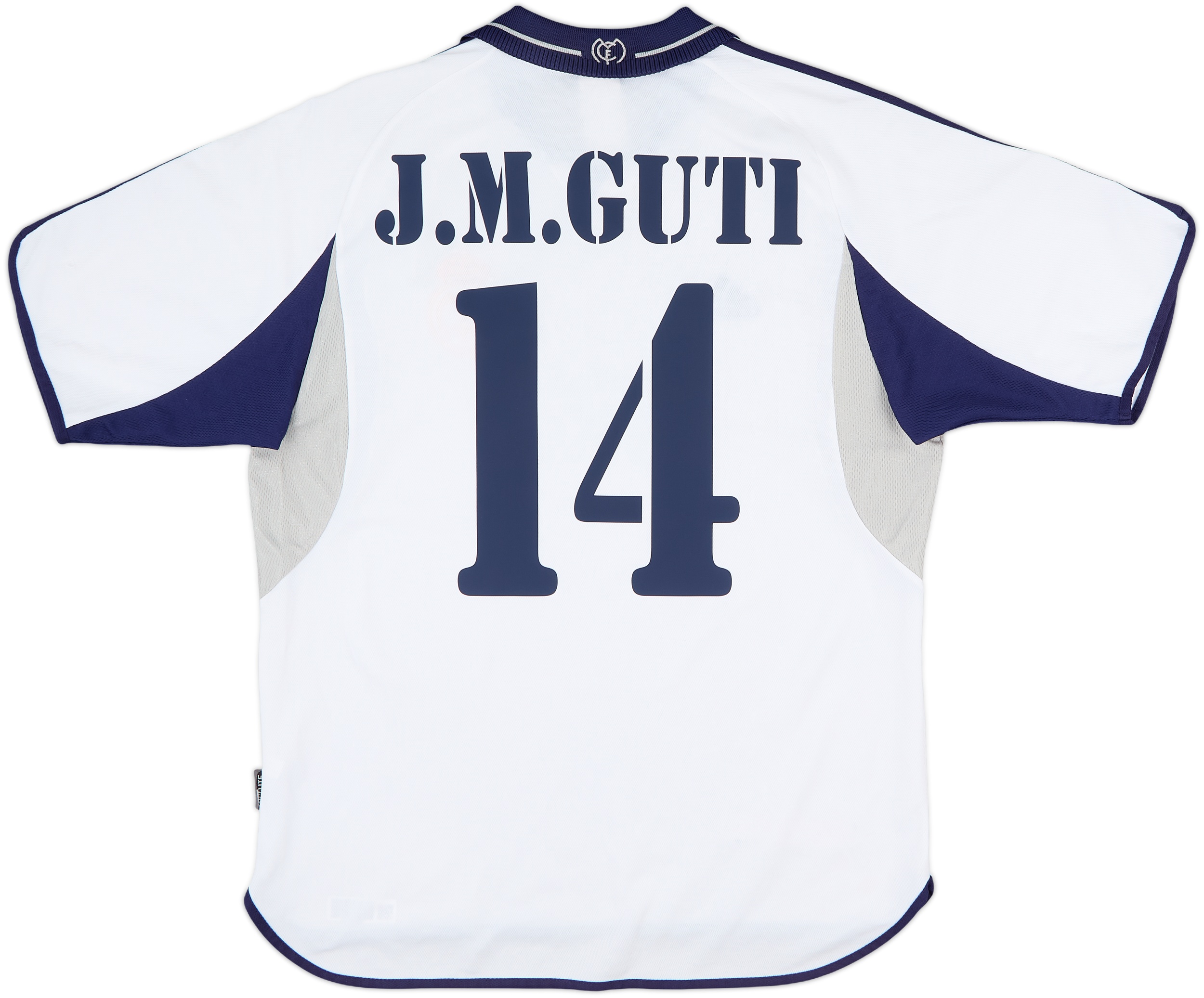 Guti ユニフォーム Real madrid CF Guti Hand Signed Real Madrid 2002/03 Home Jersey With Exact