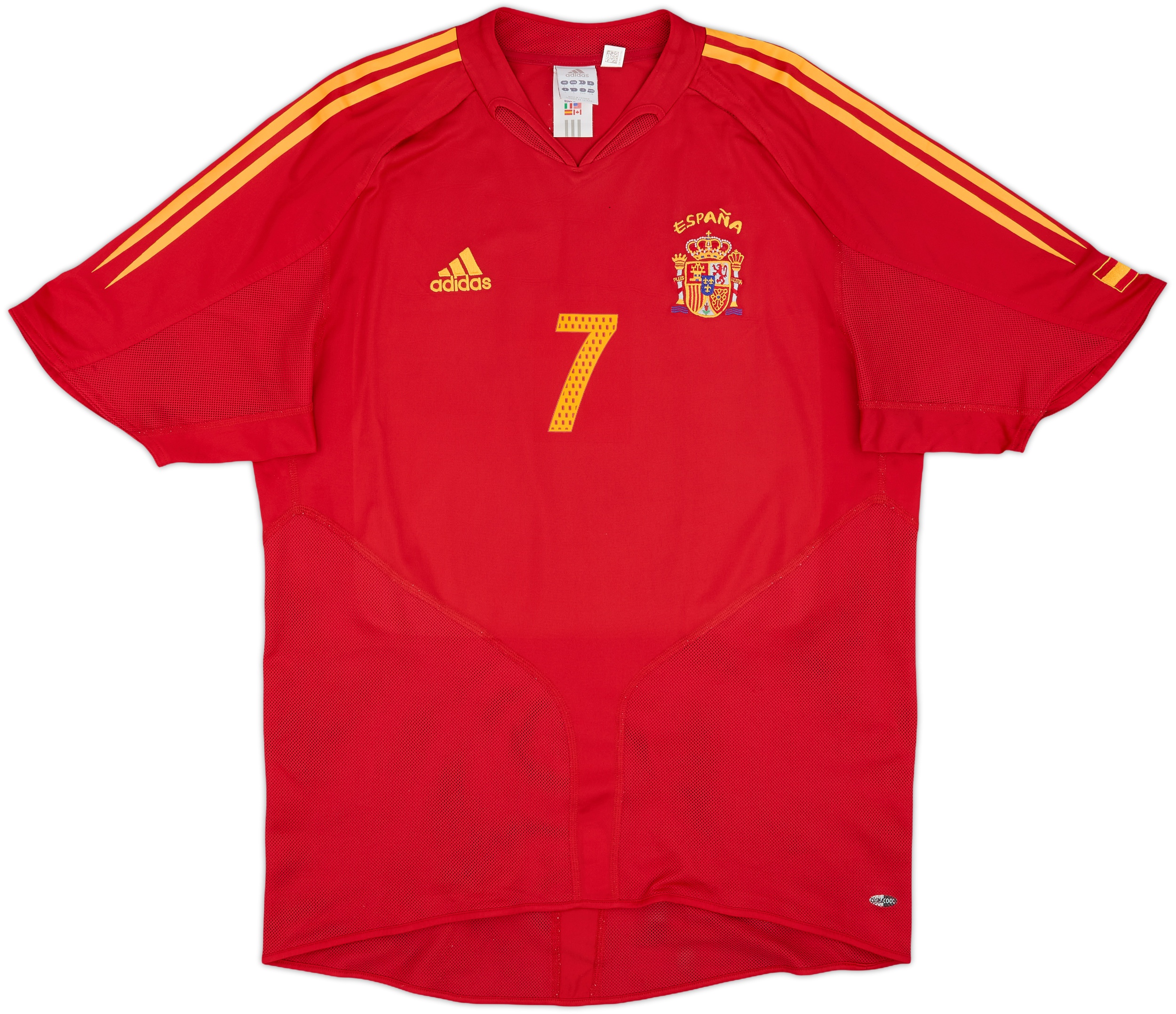 2004-06 Spain Home Shirt Raul #7 - 6/10 - (L)