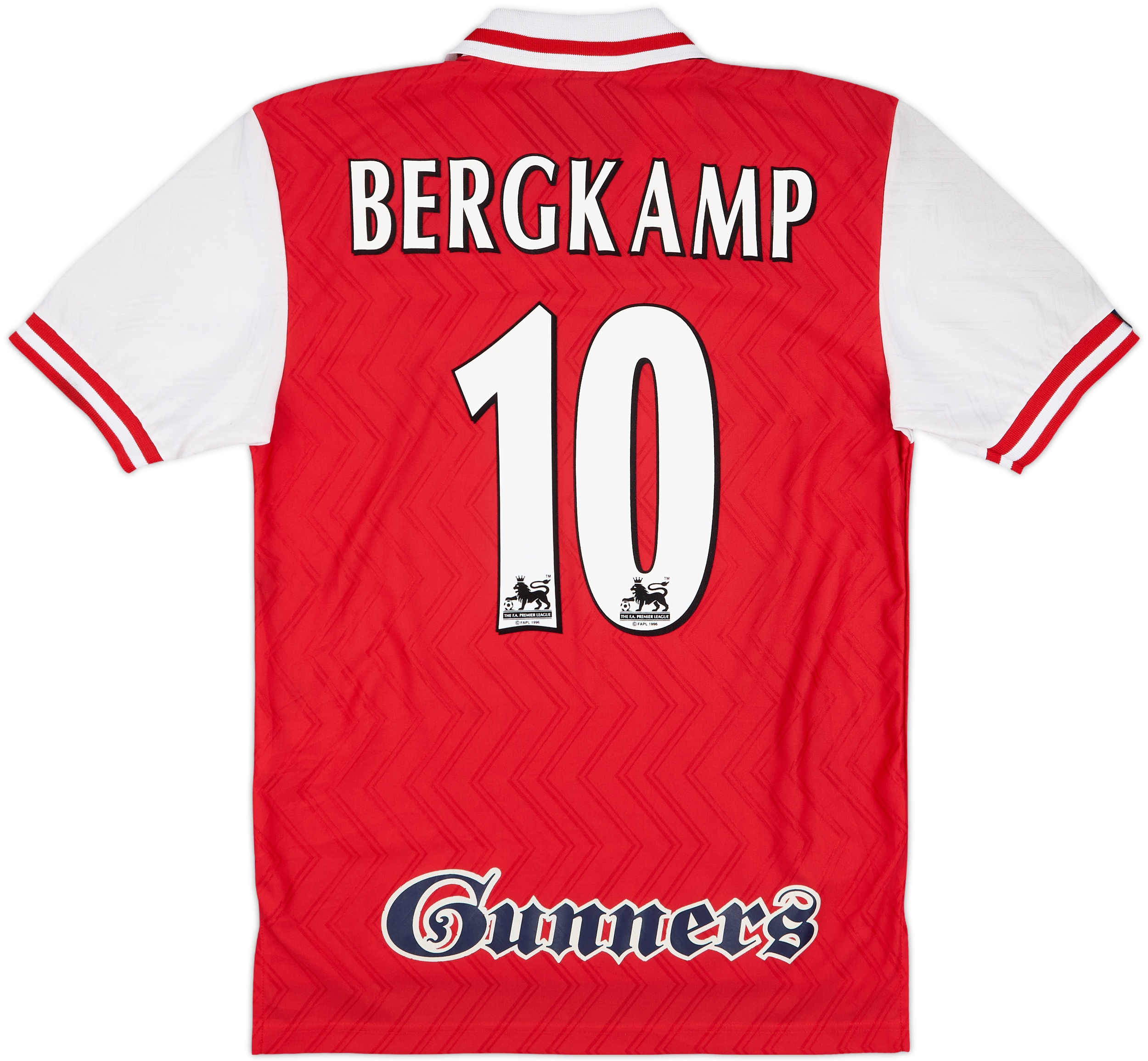1996-98 Arsenal Home Shirt Bergkamp #10 - 8/10 - (S)