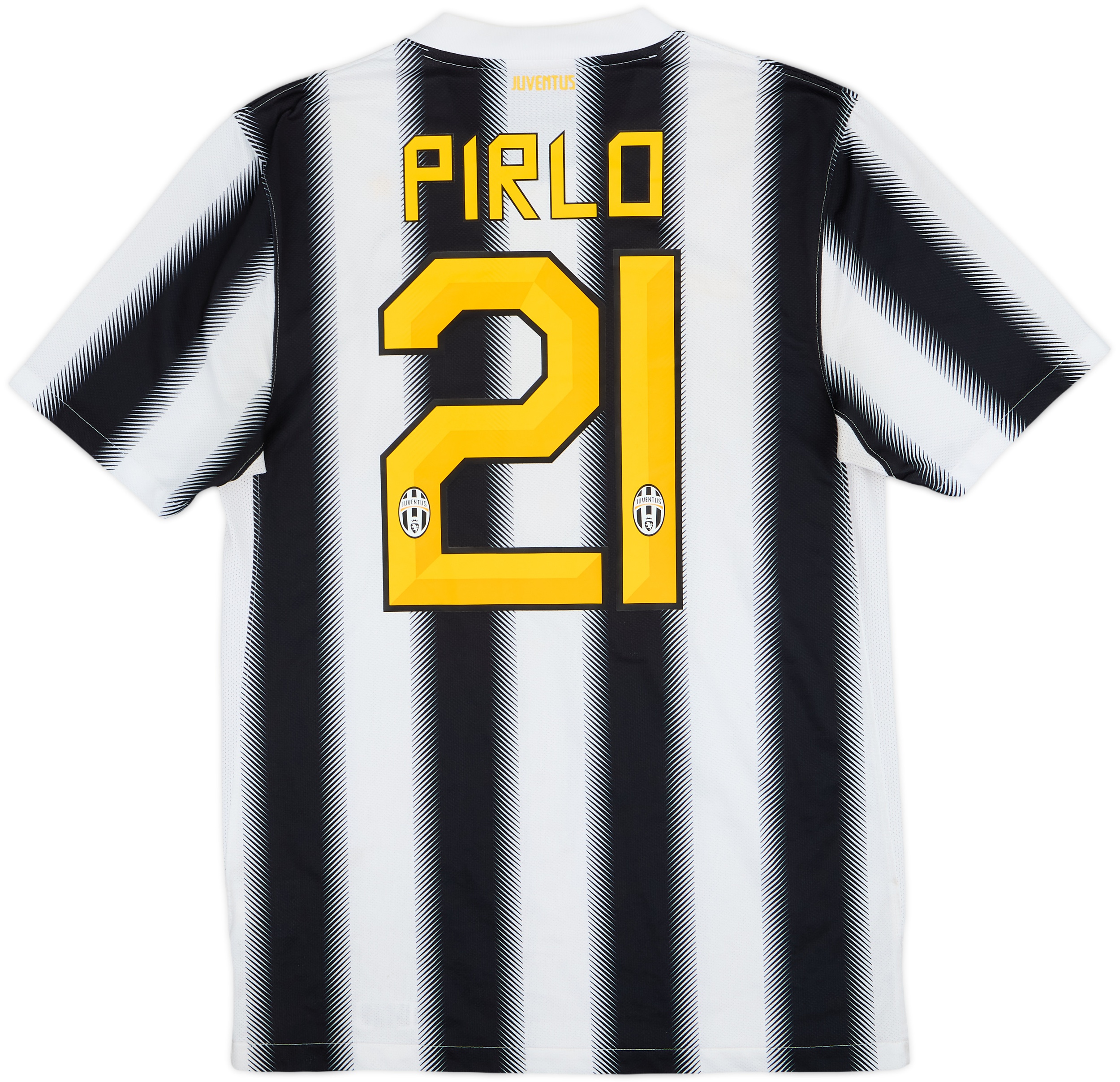 2011-12 Juventus Home Shirt Pirlo #21 - 7/10 - (S)