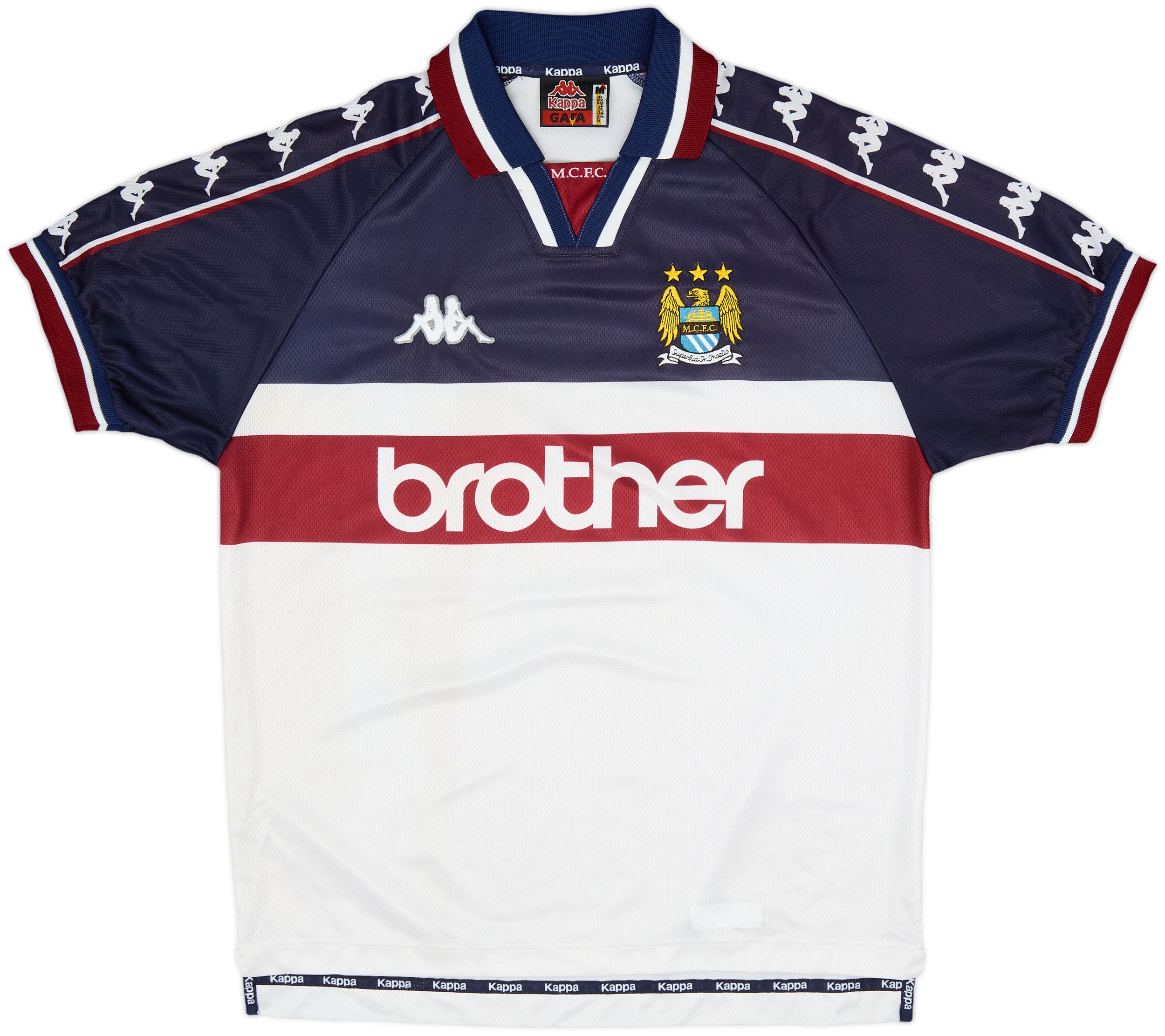 97-98 Manchester City ユニフォーム 1997-98 Manchester City Away Shirt - 8/10 - (M)