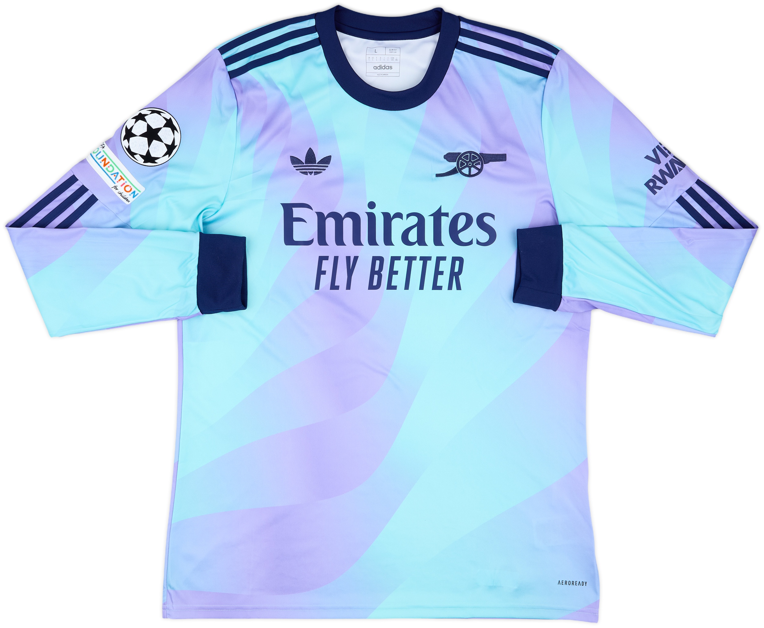 2024-25 Arsenal Third L/S Shirt Trossard #19 - 10/10 - (L)