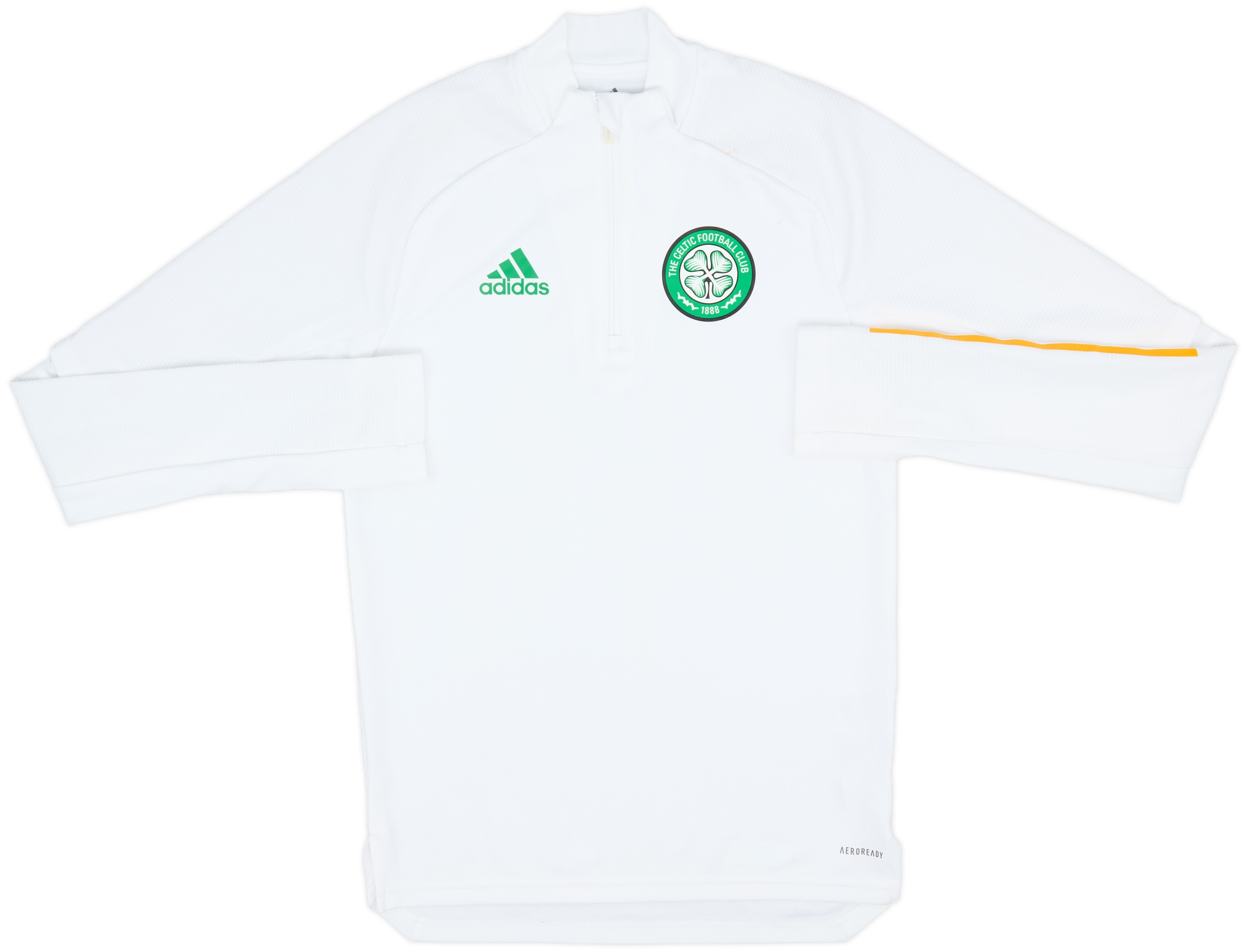 2023-24 Celtic adidas Haut d'entraînement 1/4 zip - 8/10 - (XL