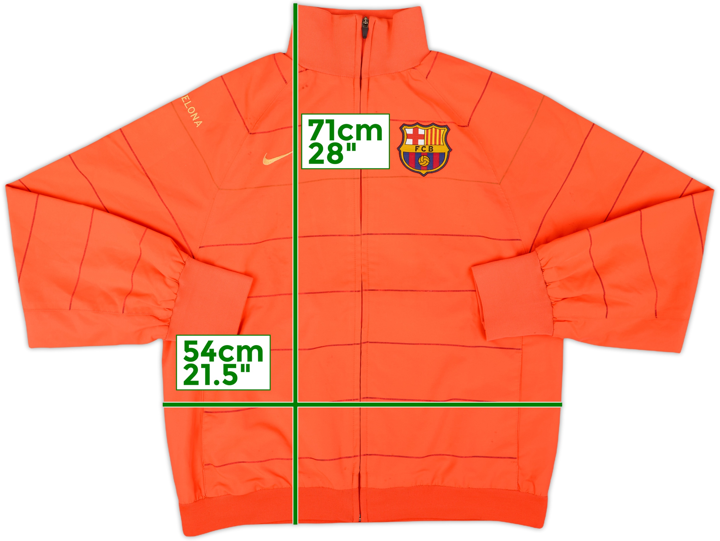 ウェア FC Barcelona 2008-2009season 2008-09 Barcelona Nike Track Jacket - 7/10 - (M)