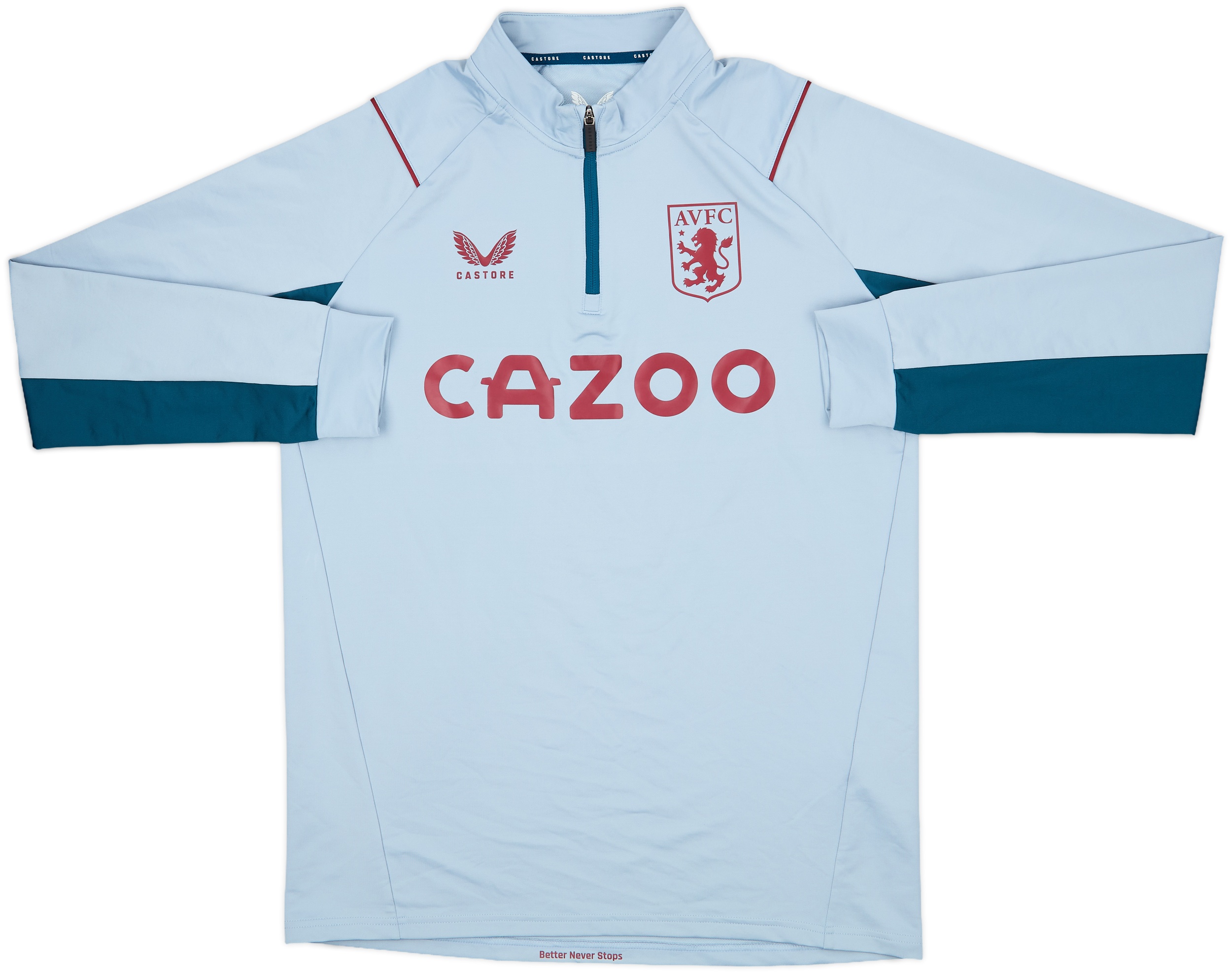 2022-23 Aston Villa Castore 1/4 Zip Drill Top 10/10 (M)