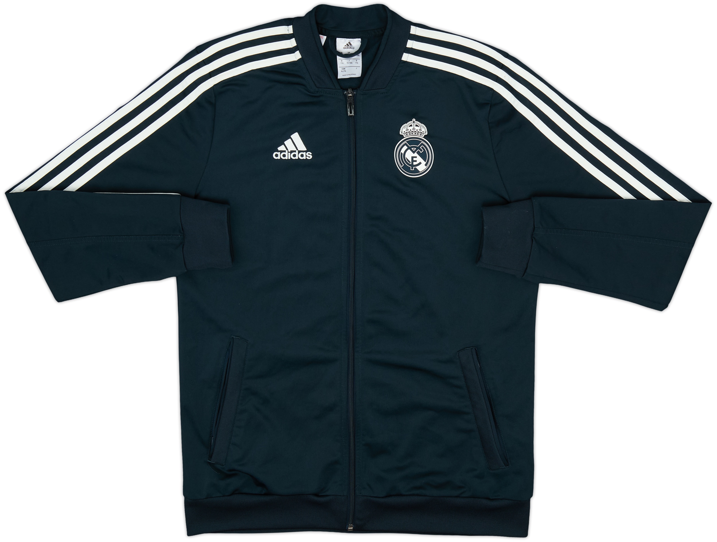 2018-19 Real Madrid adidas Track Jacket - 8/10 - (XL.Boys)