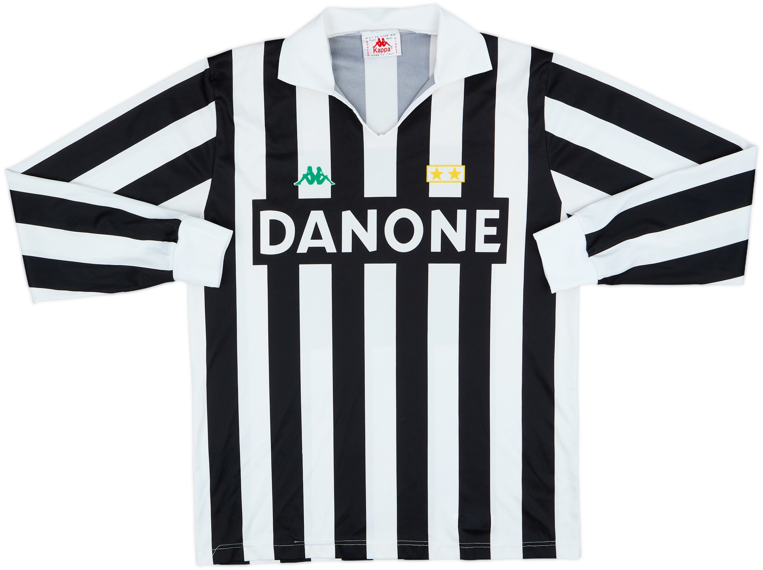 Kappa ユベントス 長袖　1992-93-94 Italy 1992-94 Juventus Basic Home L/S Shirt - 6/10 - (L)