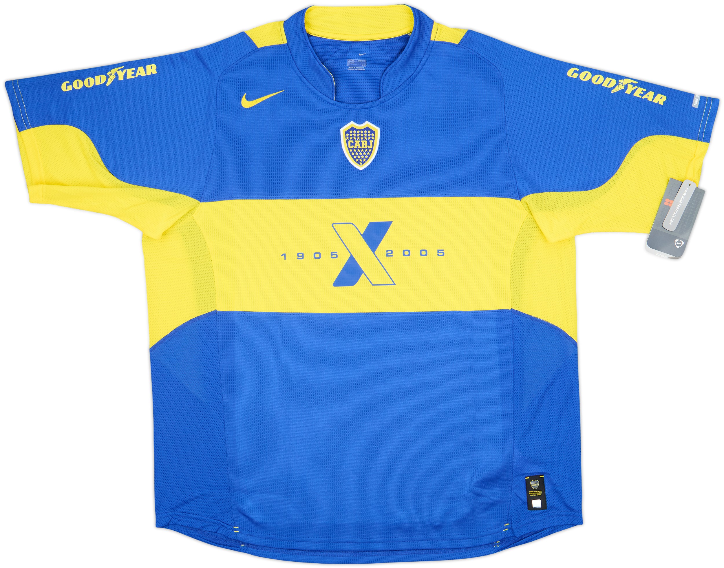 2005 Boca Juniors Home Shirt (XXL)