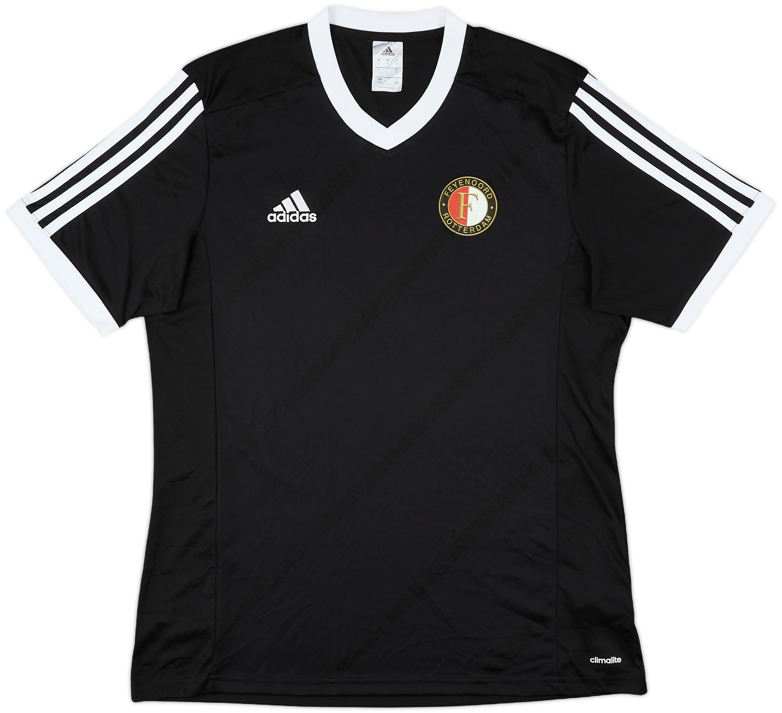【レア】adidas Feyenoord UNIFORM ENGLAND製 2018-19 Feyenoord adidas Training Shirt - 6/10 - (M)