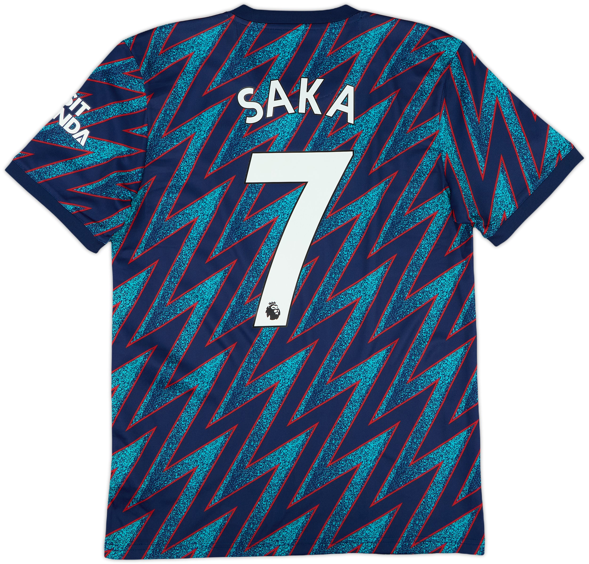 2021-22 Arsenal Third Shirt Saka #7 - 10/10 - (S)