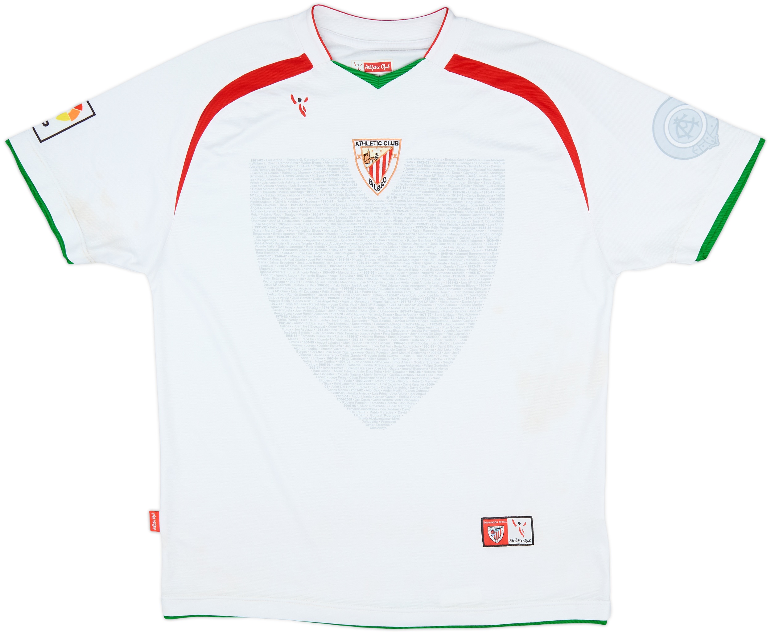 ATHLETIC BILBAOクラブウエア 2006-08 Athletic Bilbao Third Shirt - 6/10 - (L)