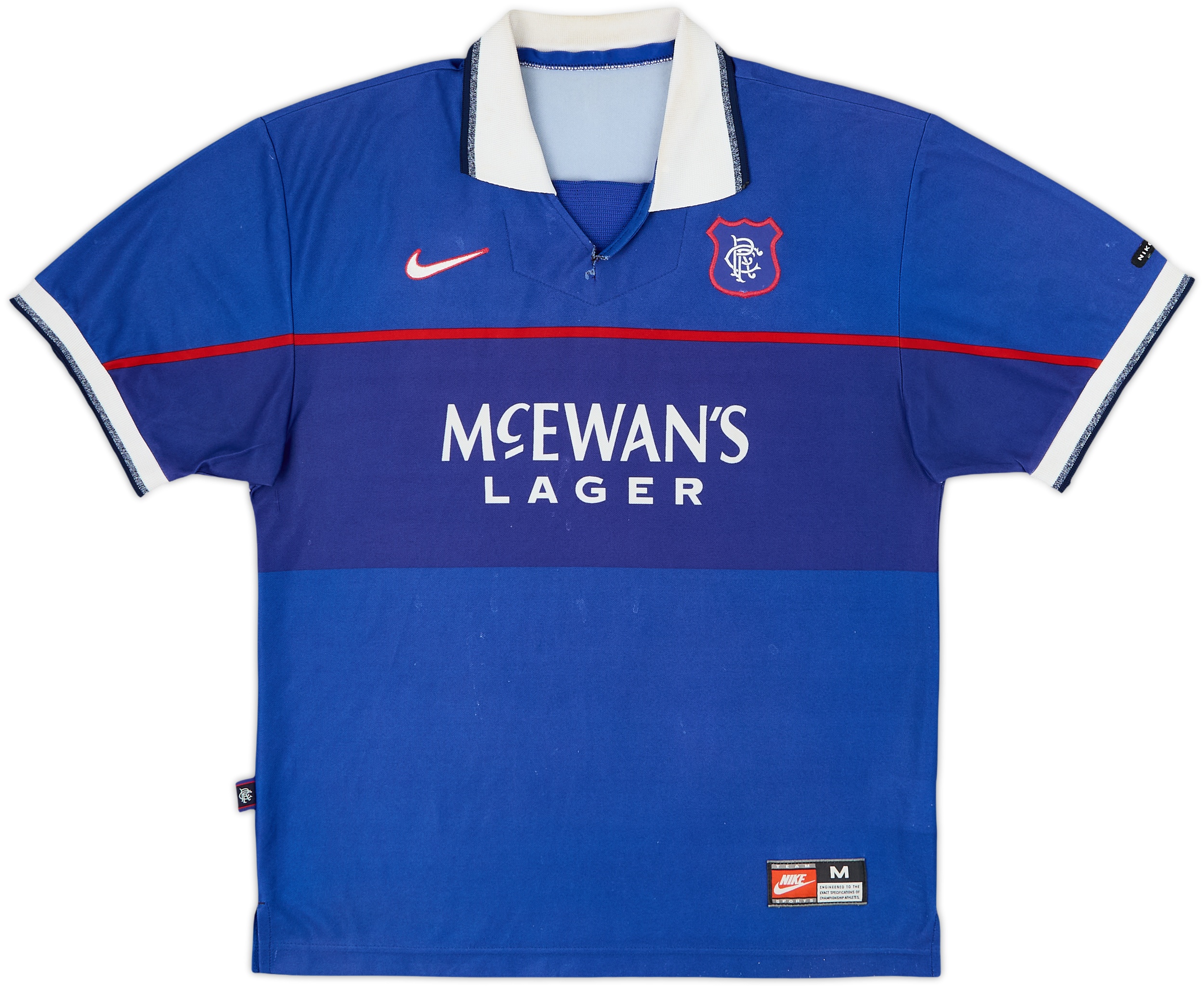 1997-99 Rangers Home Shirt - 4/10 - (M)