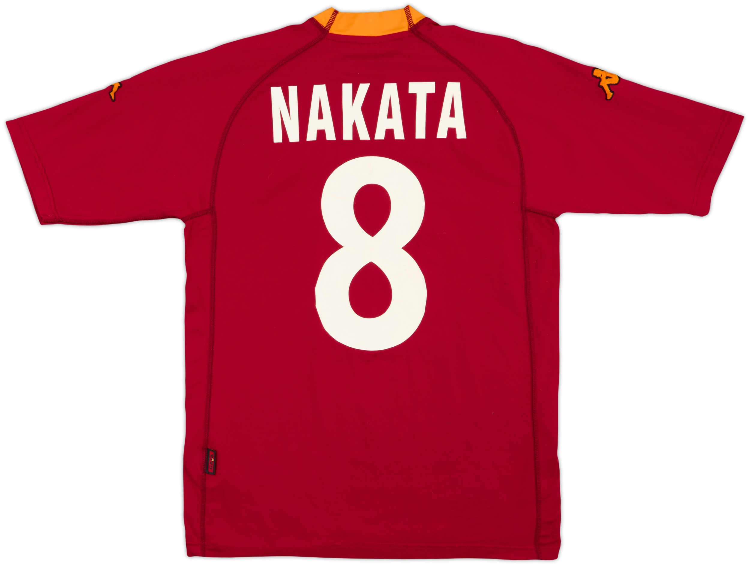 ASローマ NAKATA 8 シャツ M Official AS Roma 99 00 Away Shirt
