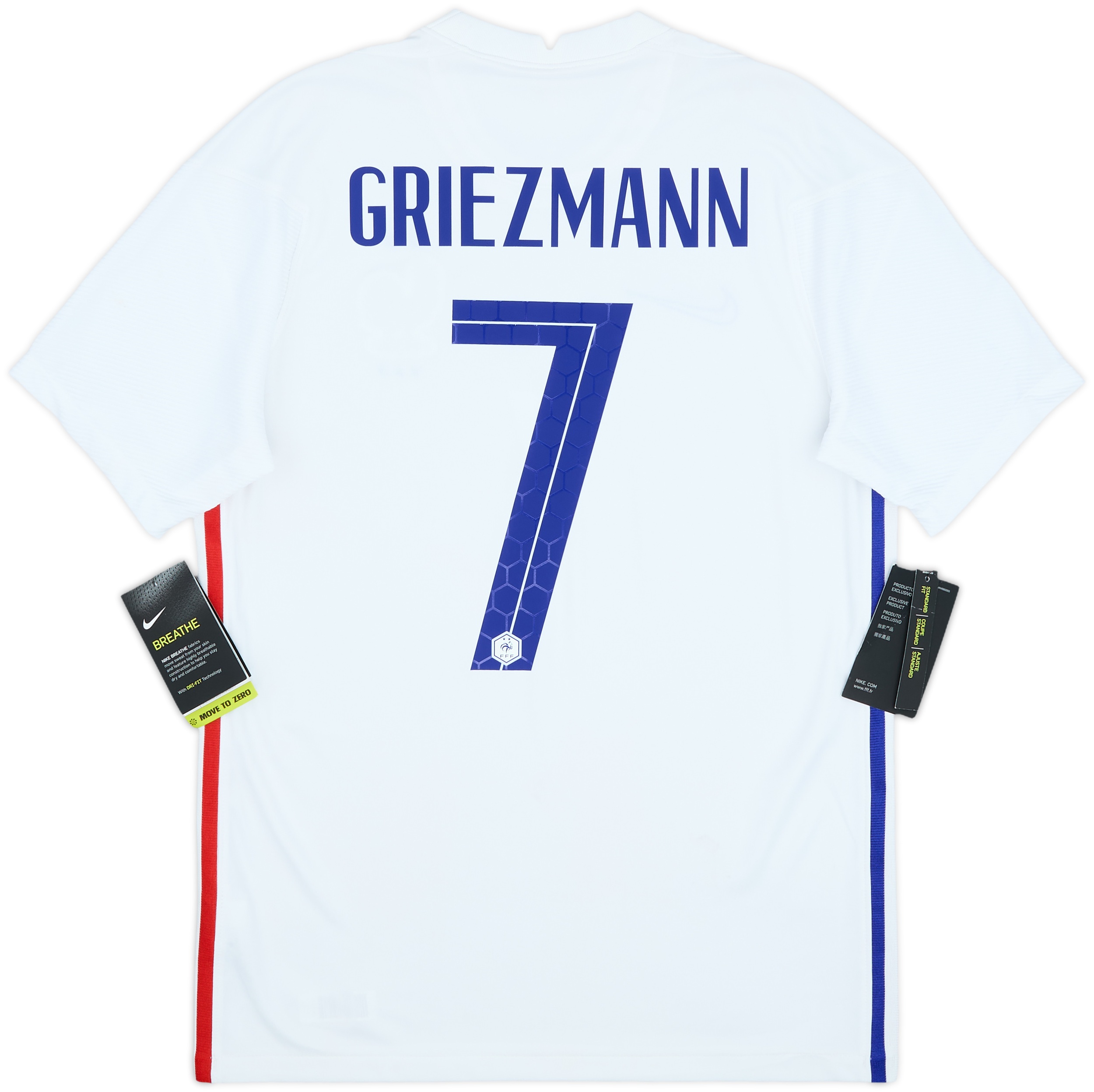 Flocage Officiel Footpress – France Griezmann 2020, Maillot Extérieur Bleu