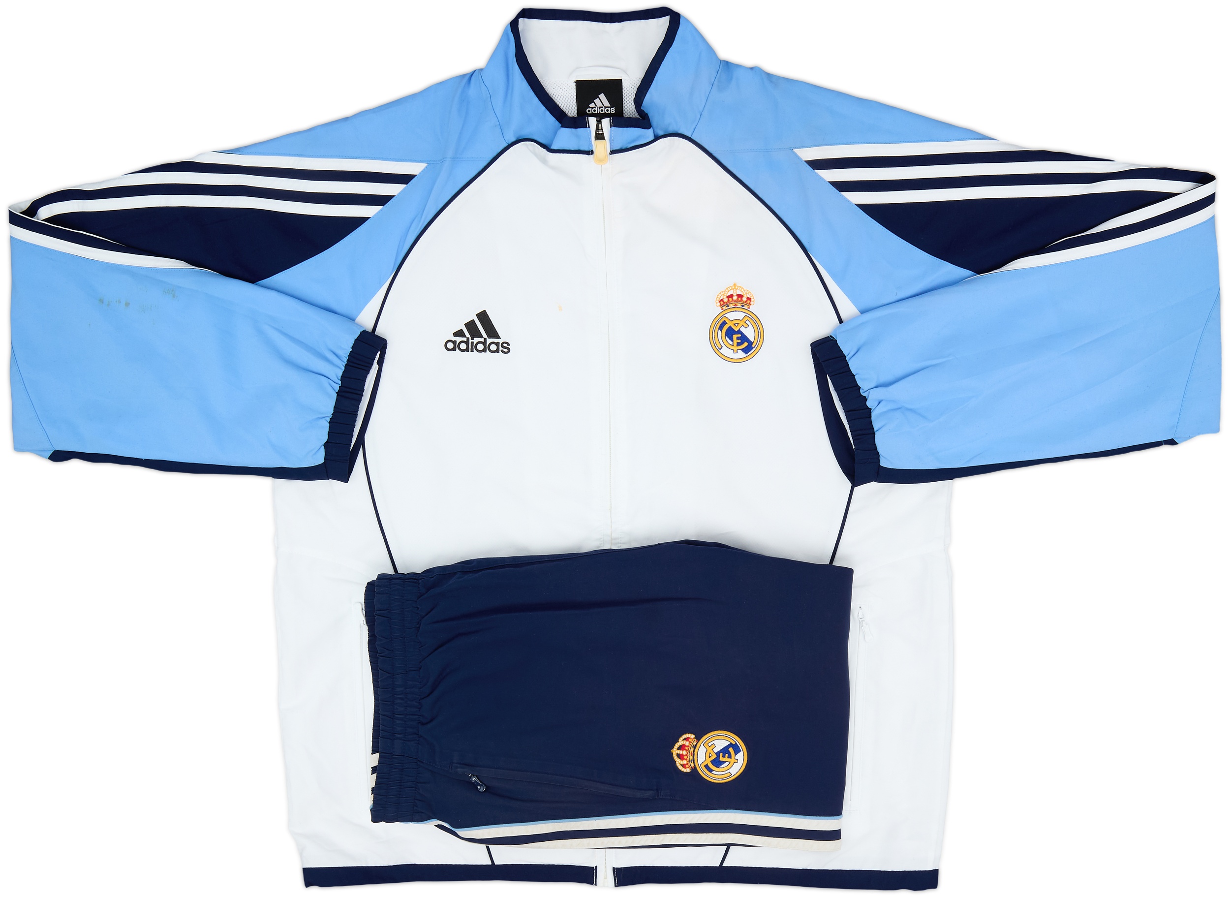 ウェア 2006-07 adidas Real Madrid track jacket 2006-07 Real Madrid adidas Formotion Track Jacket - 7/10 - (M)
