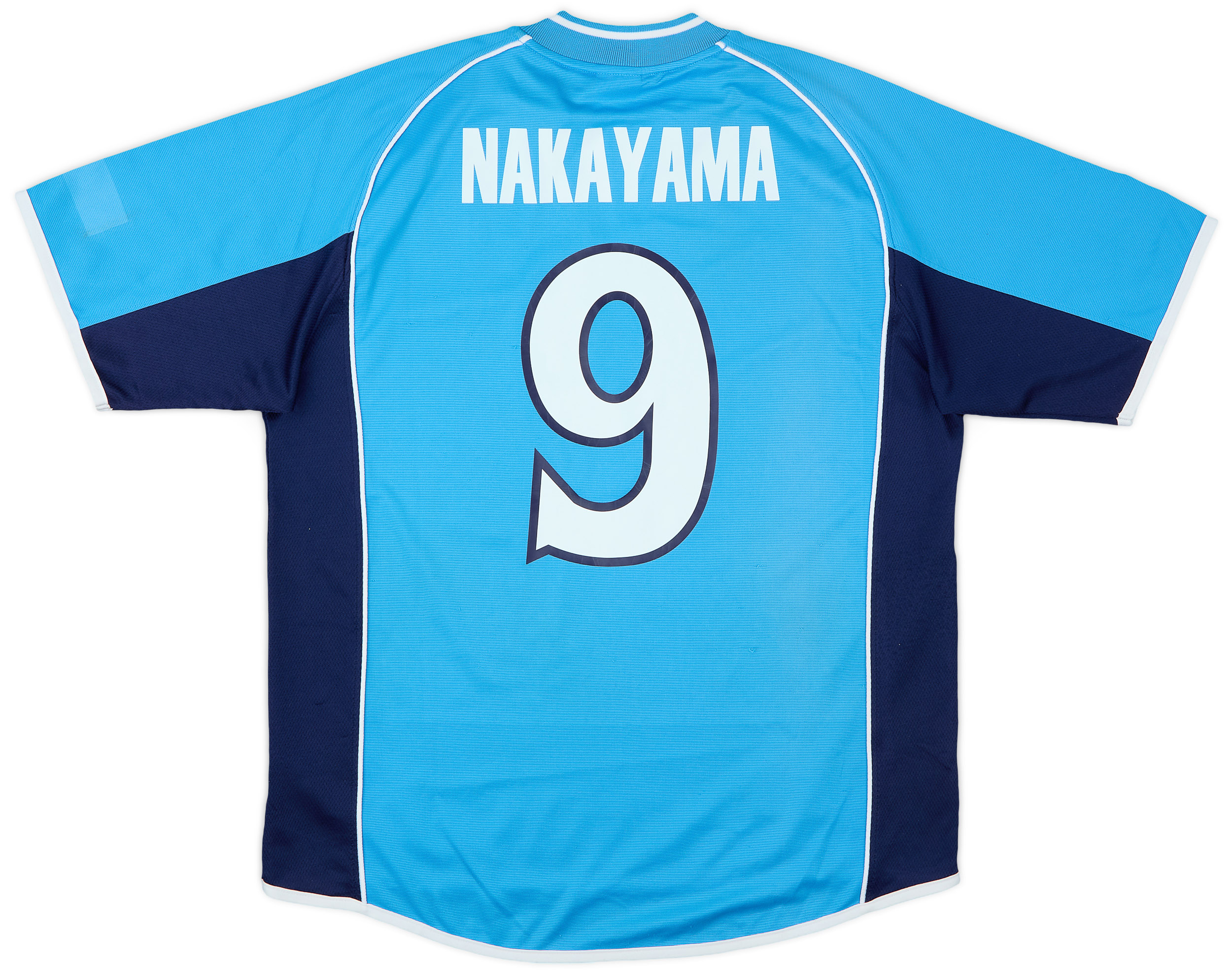 2002 Jubilo Iwata Home Shirt Nakayama #9 - 8/10 - (L)