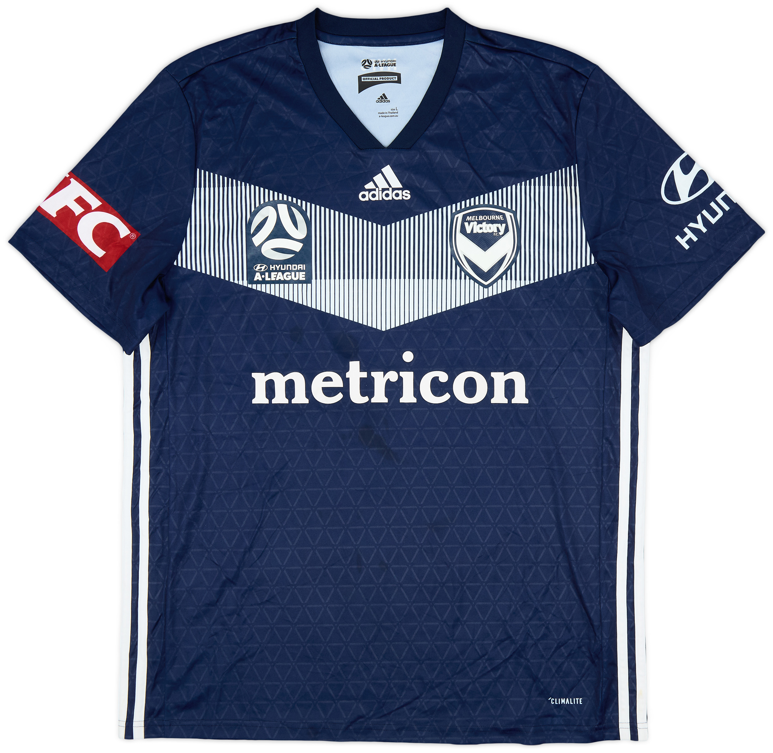 2019-20 Melbourne Victory Home Shirt - 8/10 - (L)